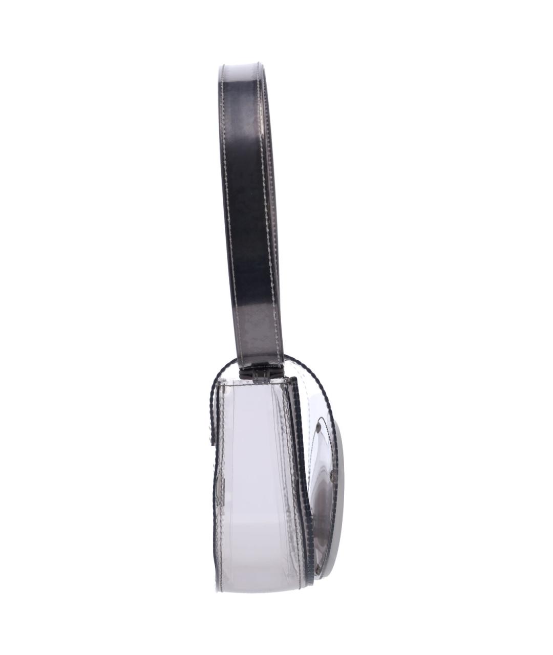 DIESEL Серебряная сумка с короткими ручками, фото 5