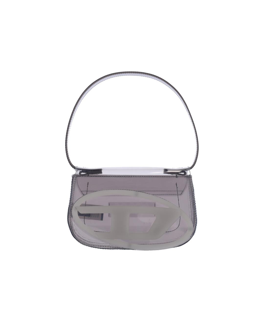 DIESEL Серебряная сумка с короткими ручками, фото 1