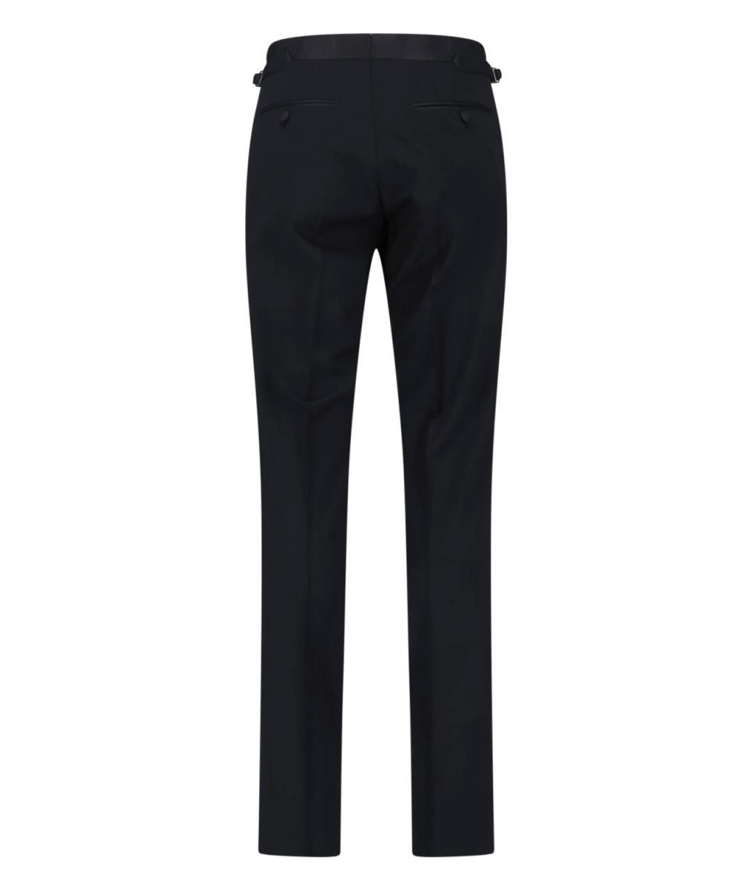 TOM FORD Черные шерстяные классические брюки, фото 2