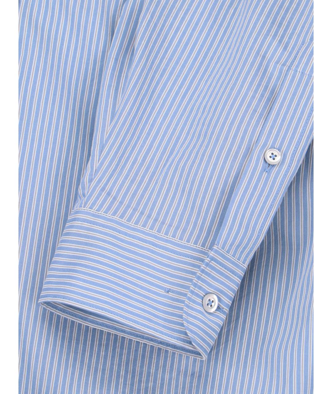 MAISON MARGIELA Голубая хлопковая рубашка, фото 5