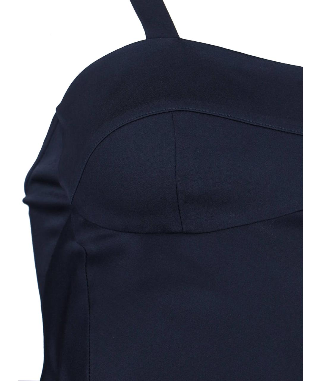 VICTORIA BECKHAM Синее платье, фото 4