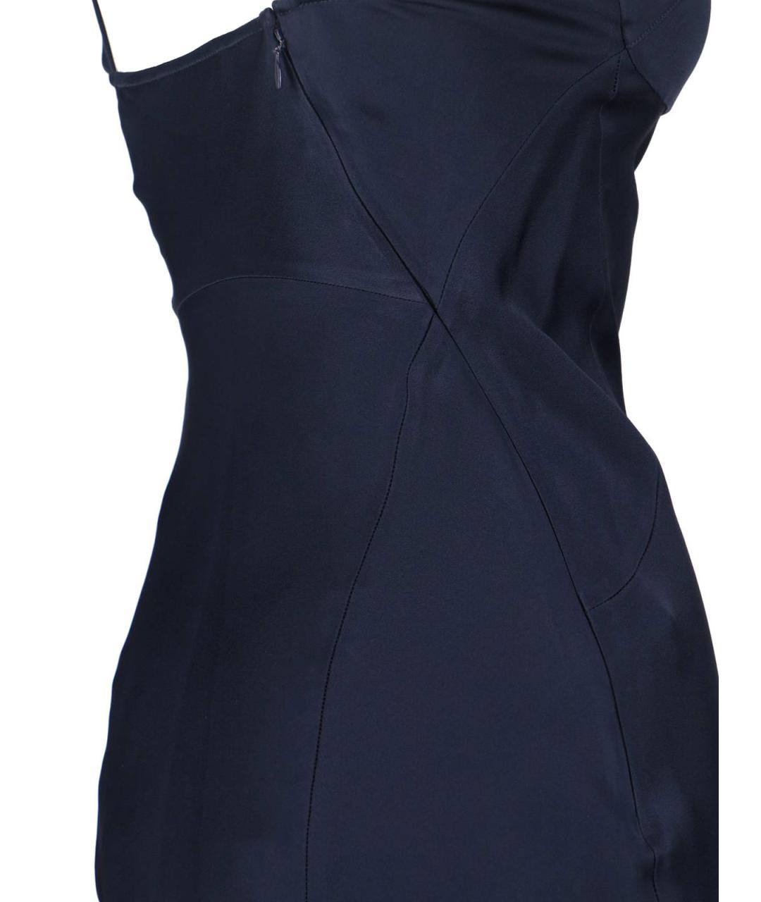 VICTORIA BECKHAM Синее платье, фото 3