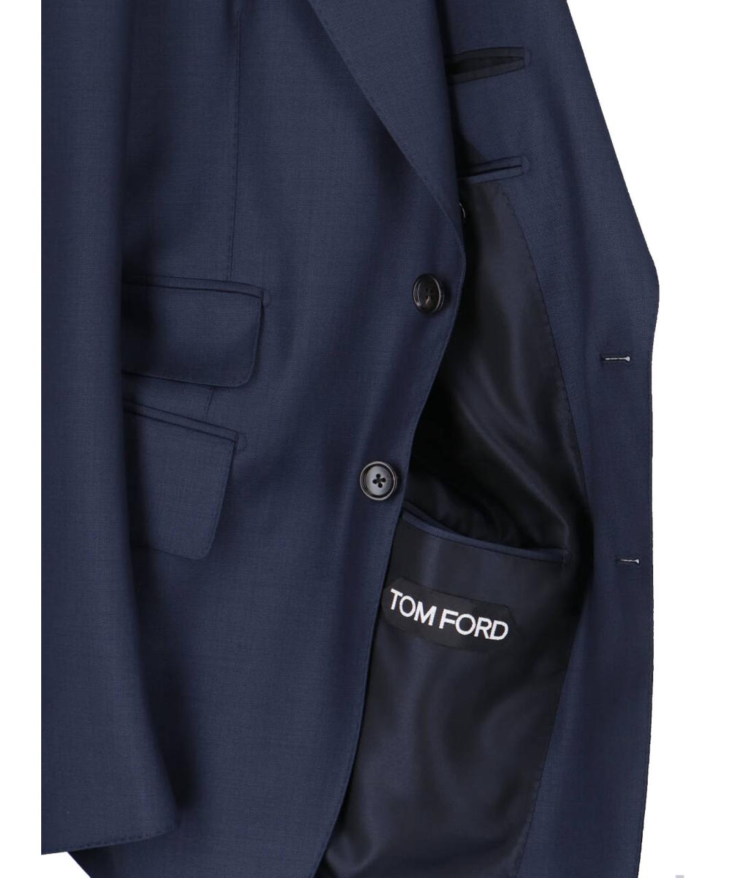 TOM FORD Синий классический костюм, фото 3