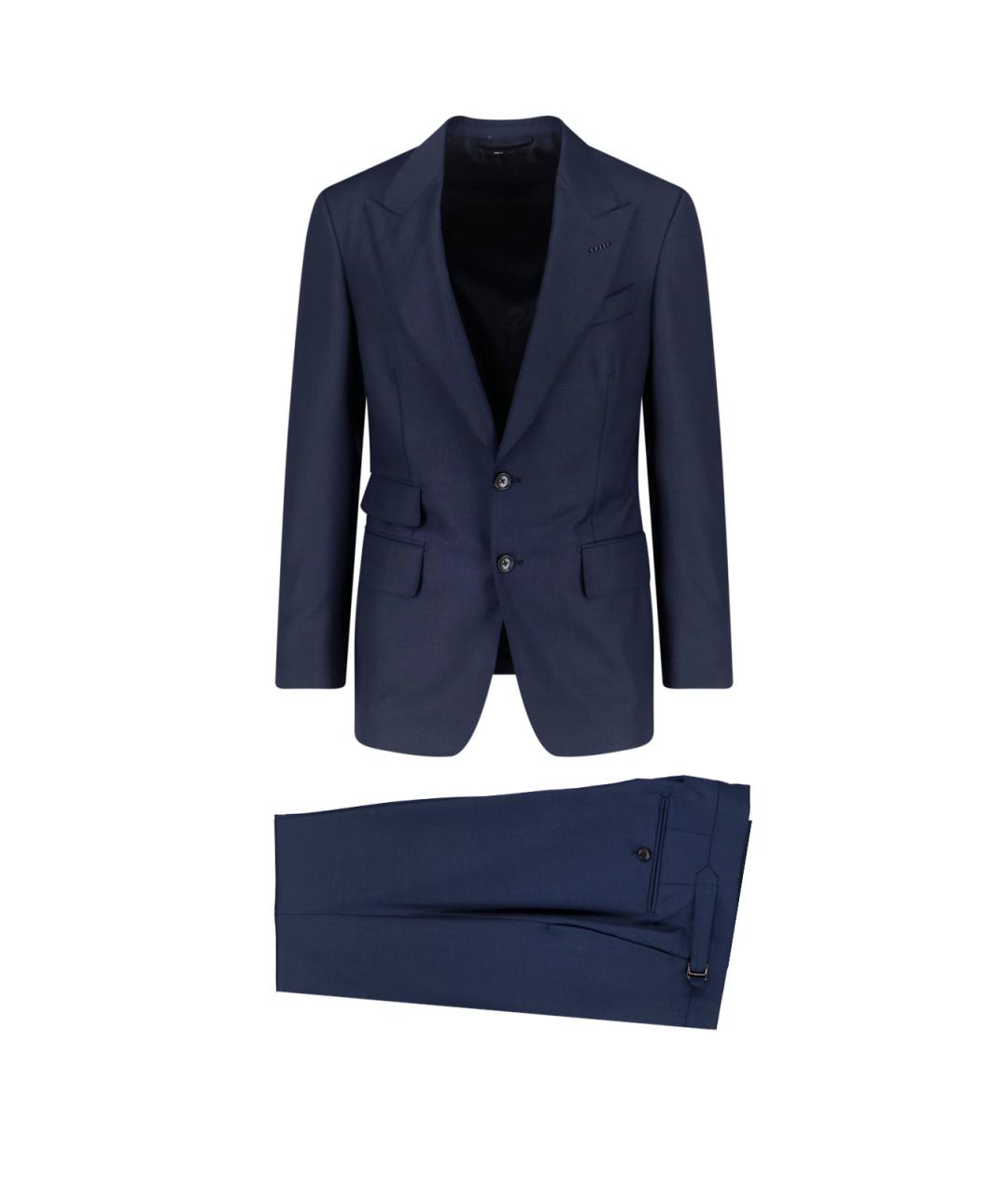 TOM FORD Синий классический костюм, фото 1