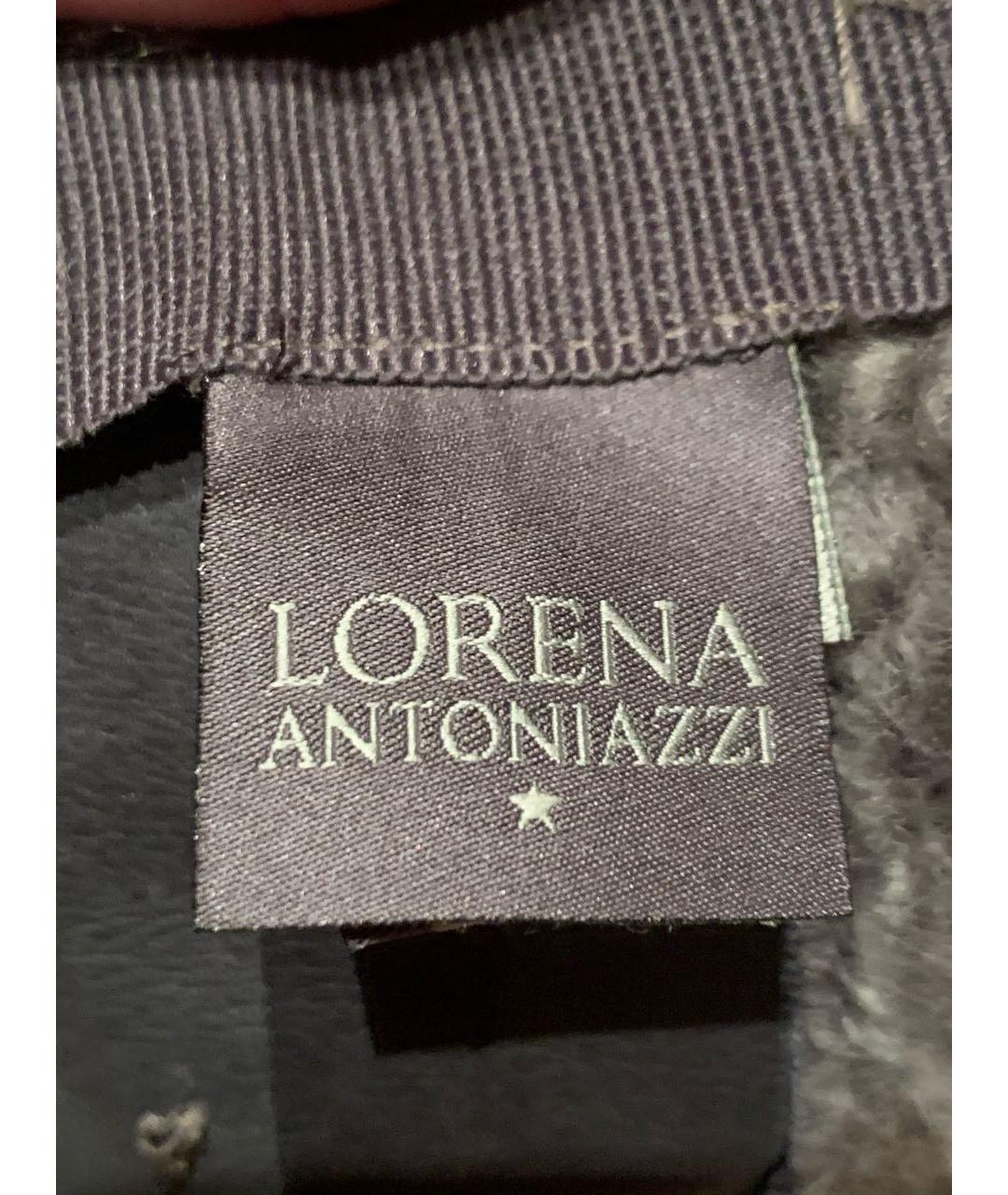 LORENA ANTONIAZZI Серая шерстяная кепка, фото 3