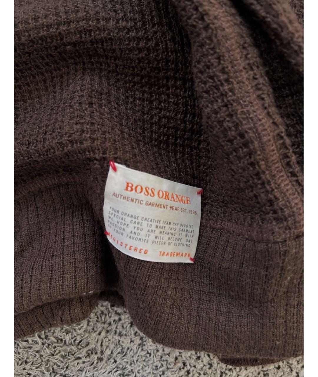 HUGO BOSS Красный полиэстеровый джемпер / свитер, фото 4