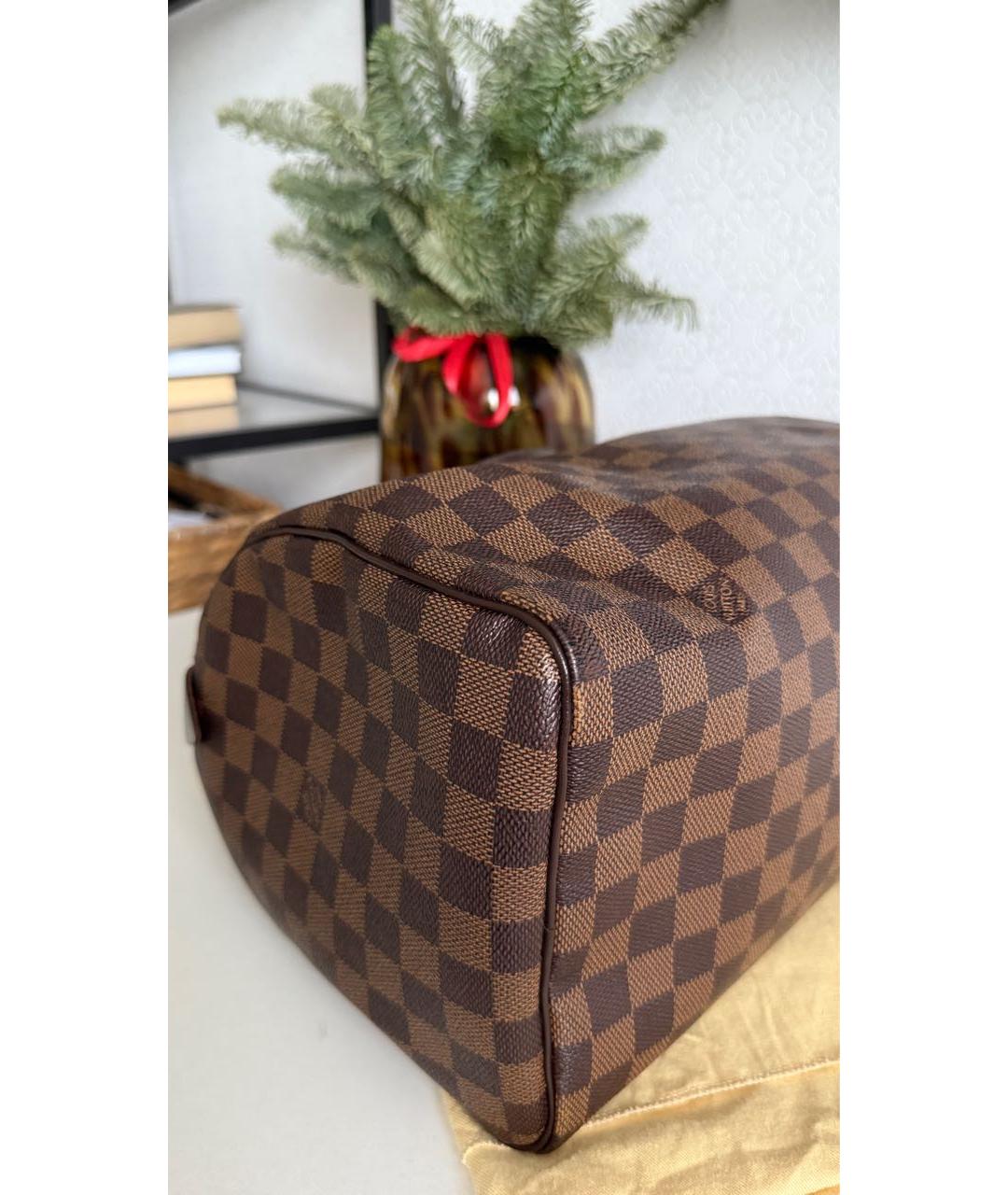 LOUIS VUITTON Коричневая сумка с короткими ручками, фото 6