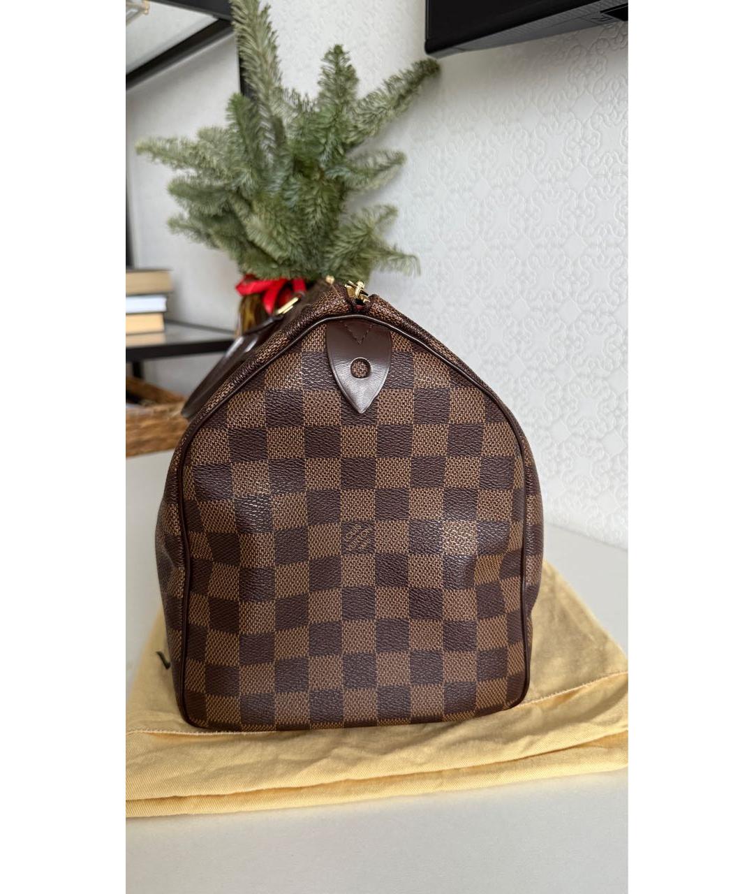 LOUIS VUITTON Коричневая сумка с короткими ручками, фото 3