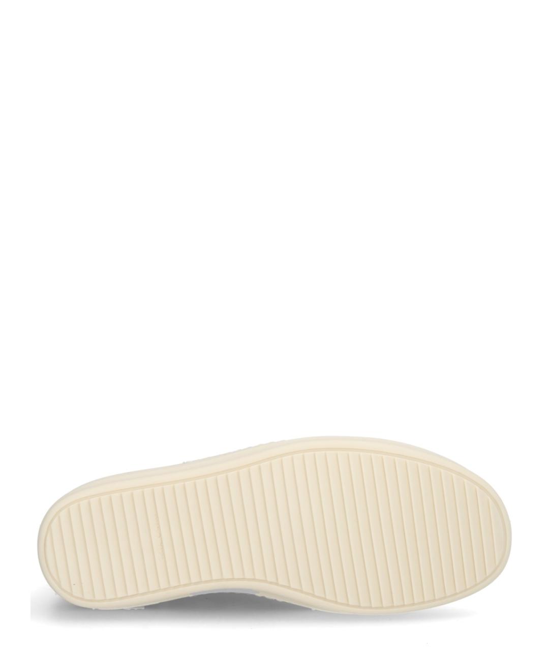 RICK OWENS Черные кожаные высокие кроссовки / кеды, фото 5