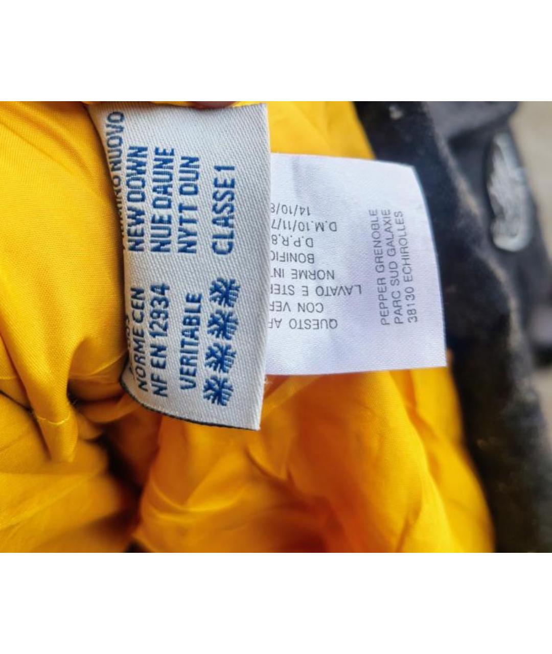 MONCLER Серый полиамидовый пуховик, фото 7