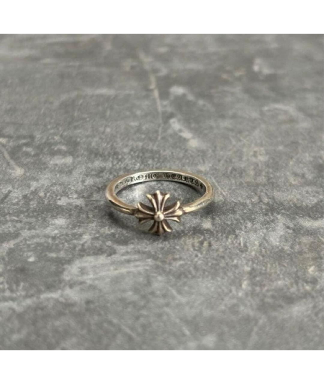 CHROME HEARTS Серебряное серебряное кольцо, фото 2