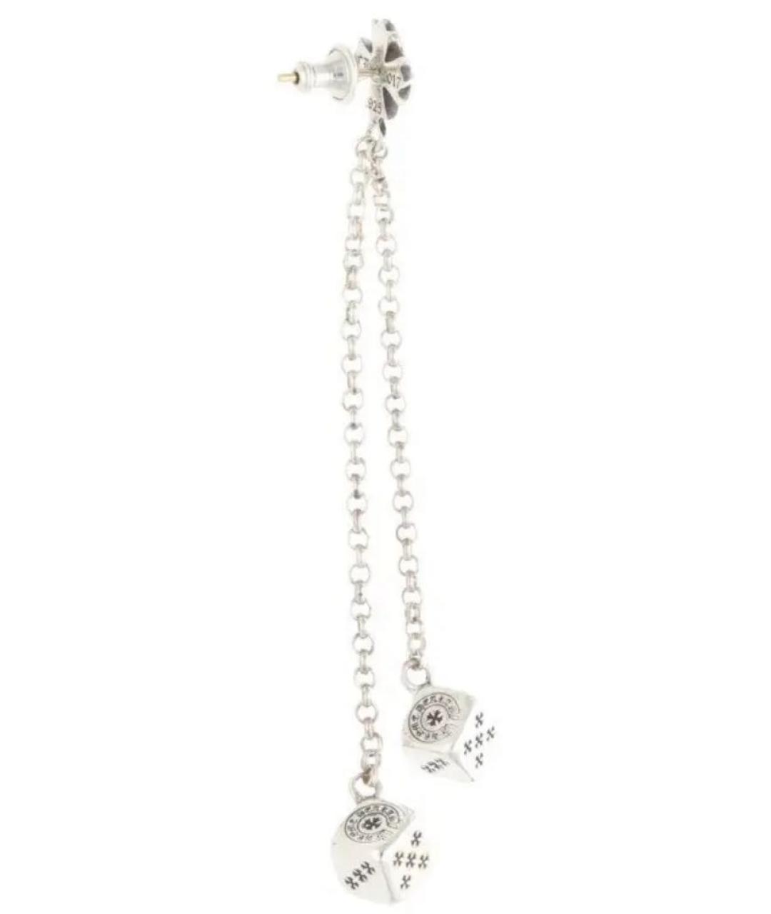 CHROME HEARTS Серебряные серебряные серьги, фото 1