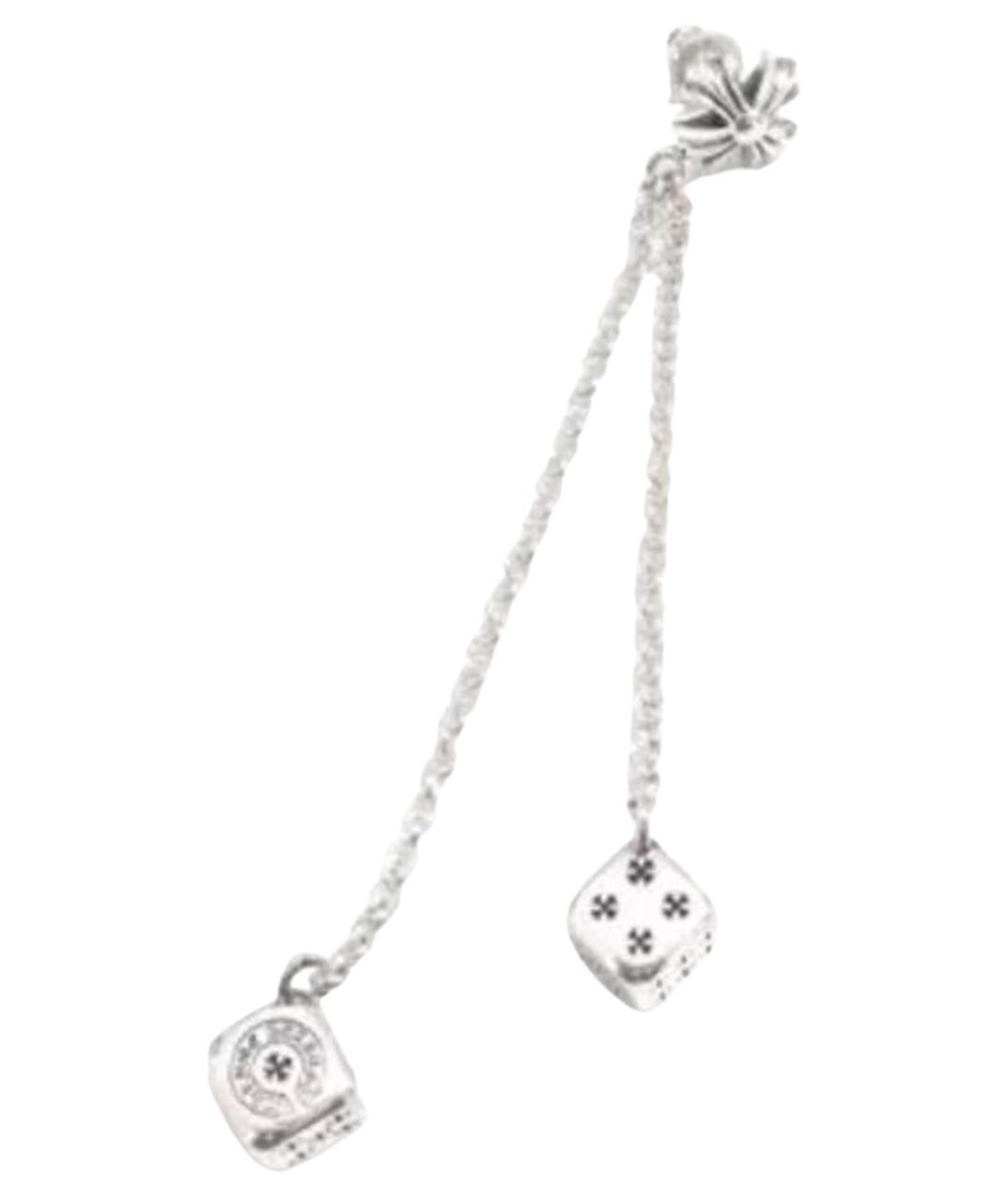 CHROME HEARTS Серебряные серебряные серьги, фото 4
