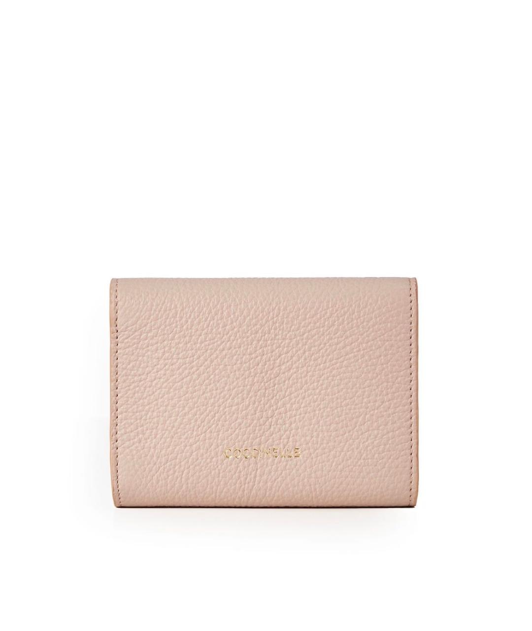 COCCINELLE Бежевый кожаный кошелек, фото 3
