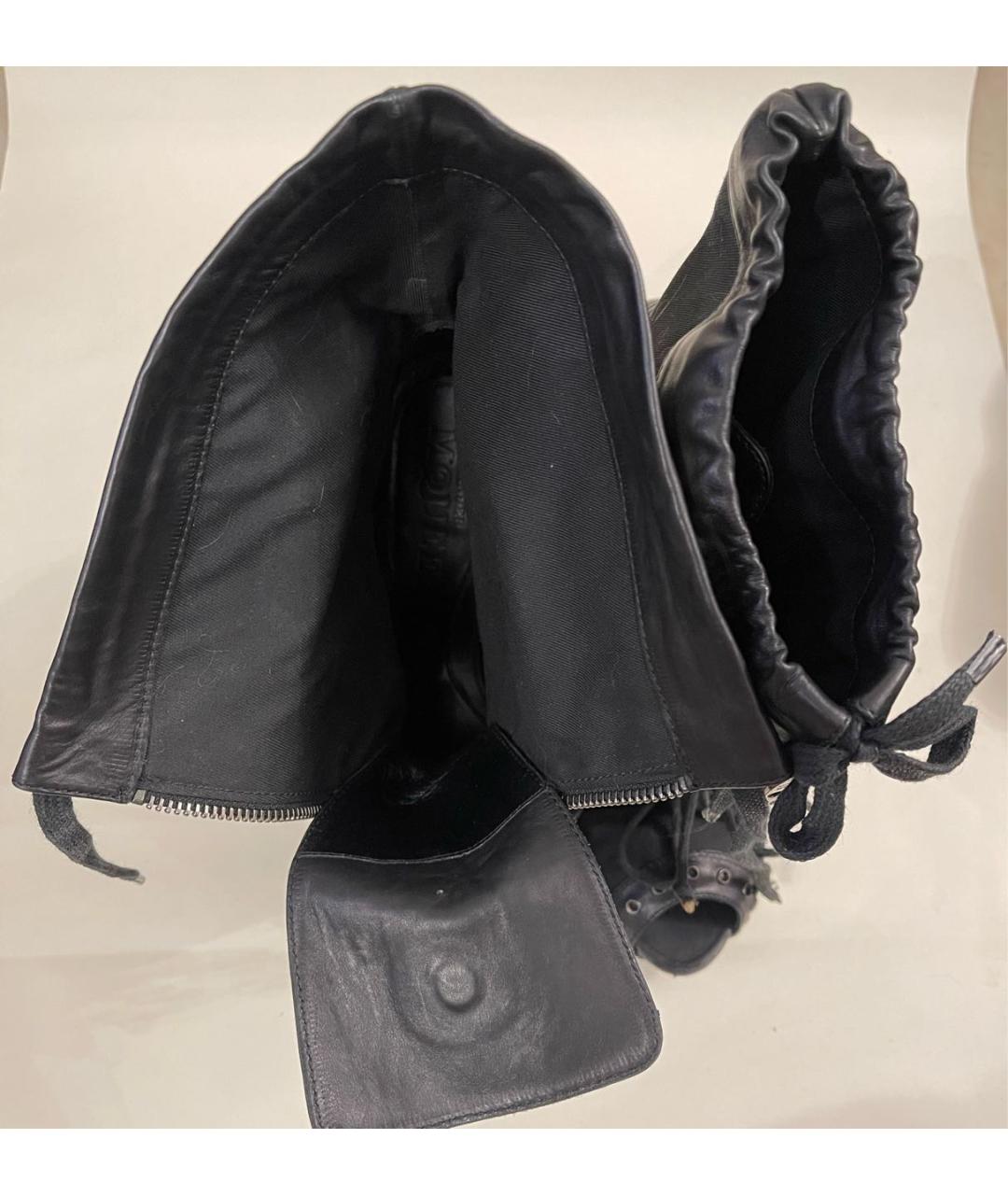 ALEXANDER MCQUEEN Черные текстильные ботильоны, фото 7