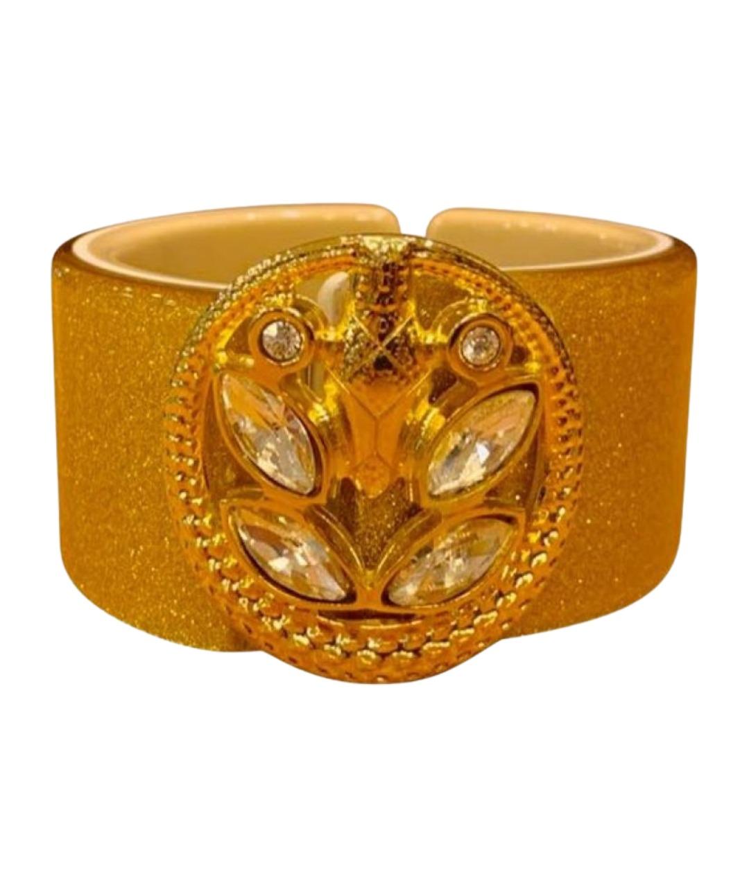 CAVALLI CLASS Золотой пластиковый браслет, фото 1