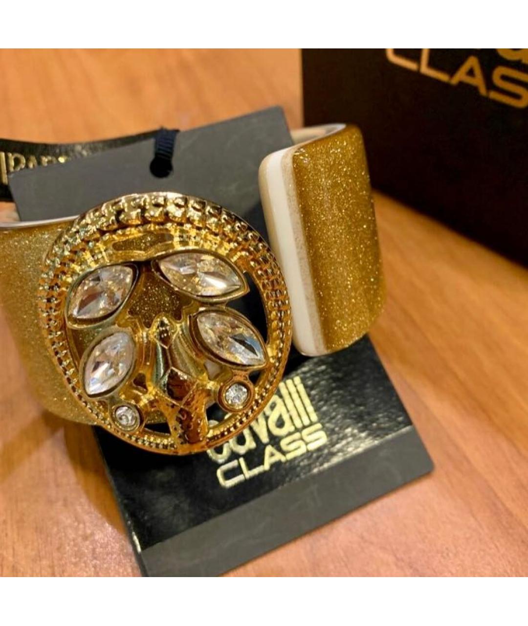 CAVALLI CLASS Золотой пластиковый браслет, фото 4