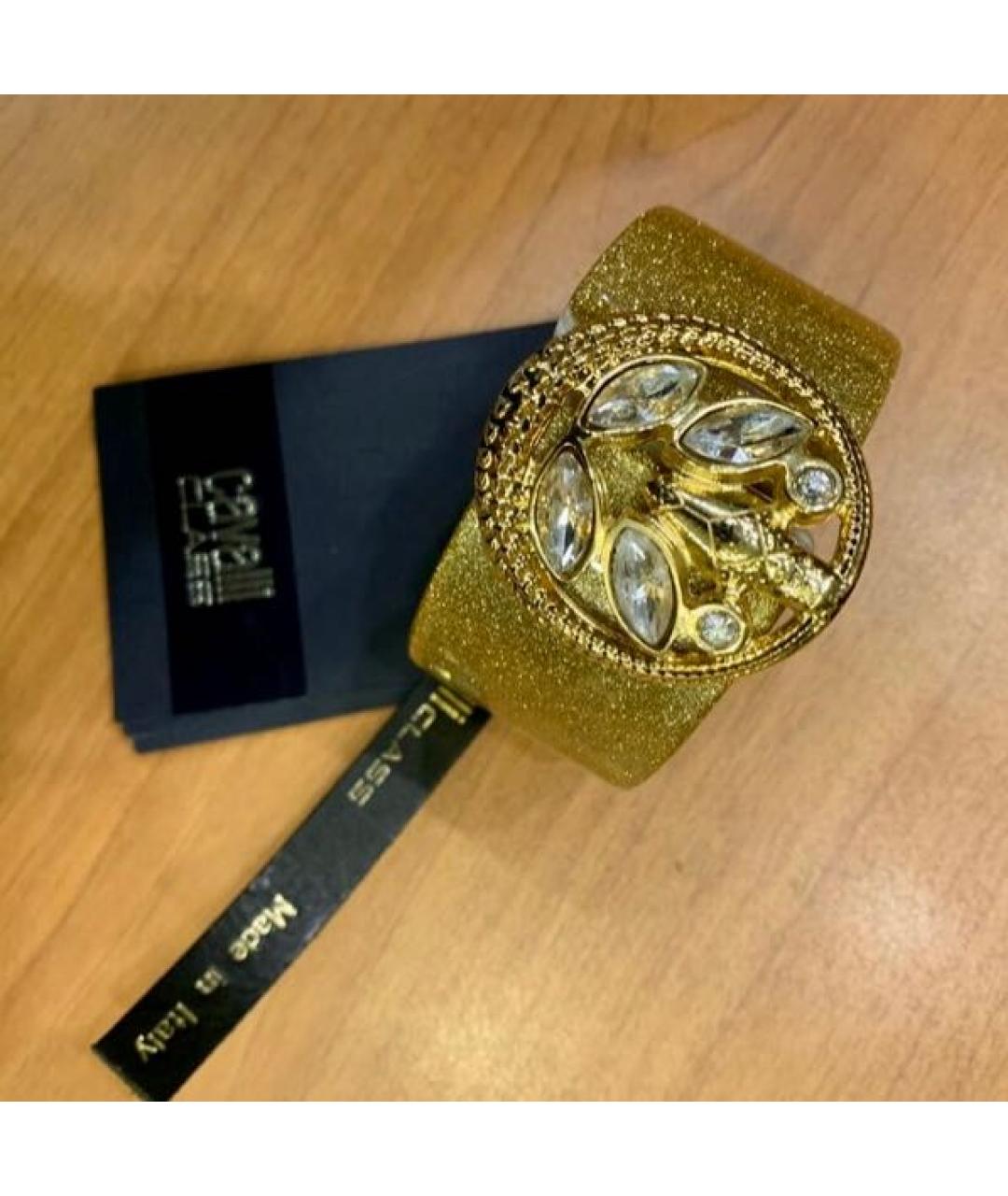 CAVALLI CLASS Золотой пластиковый браслет, фото 2