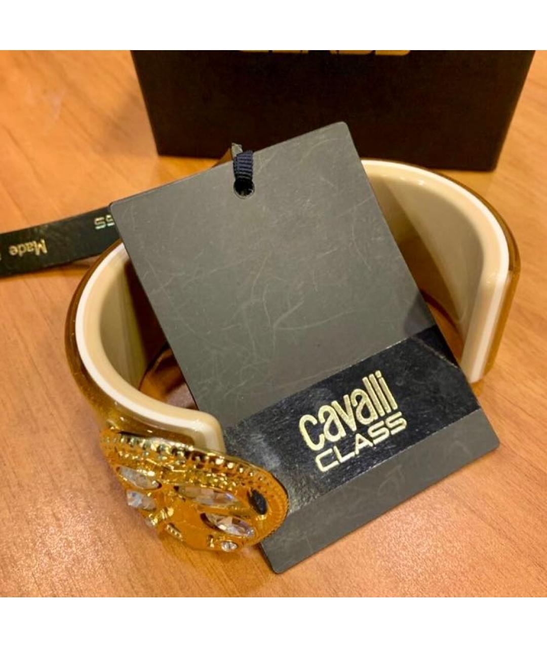 CAVALLI CLASS Золотой пластиковый браслет, фото 3