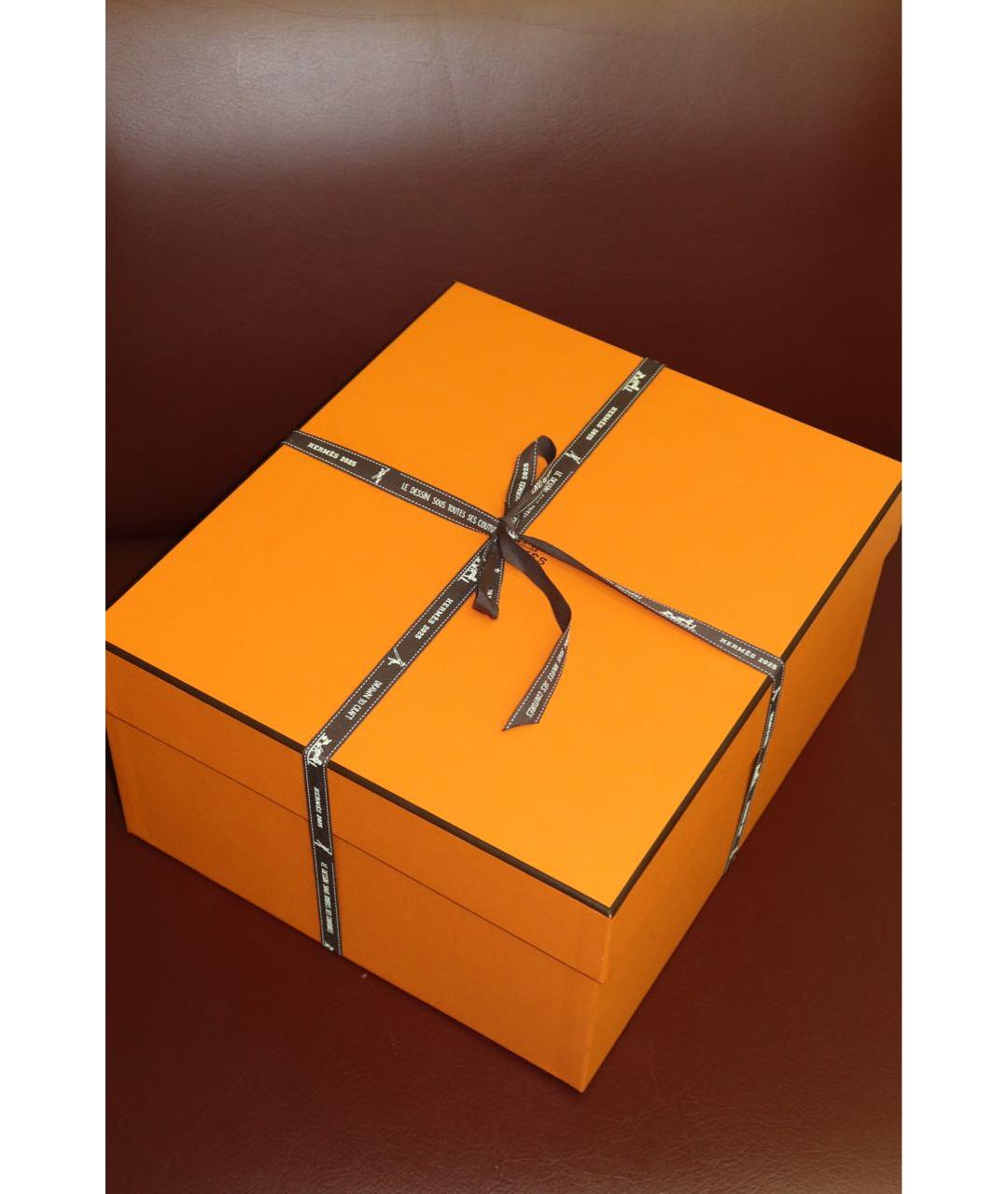 HERMES Коричневая кожаная сумка с короткими ручками, фото 6