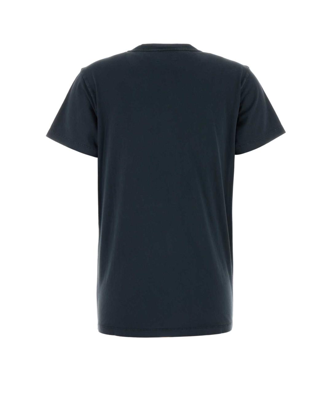 ISABEL MARANT Синяя хлопковая футболка, фото 2