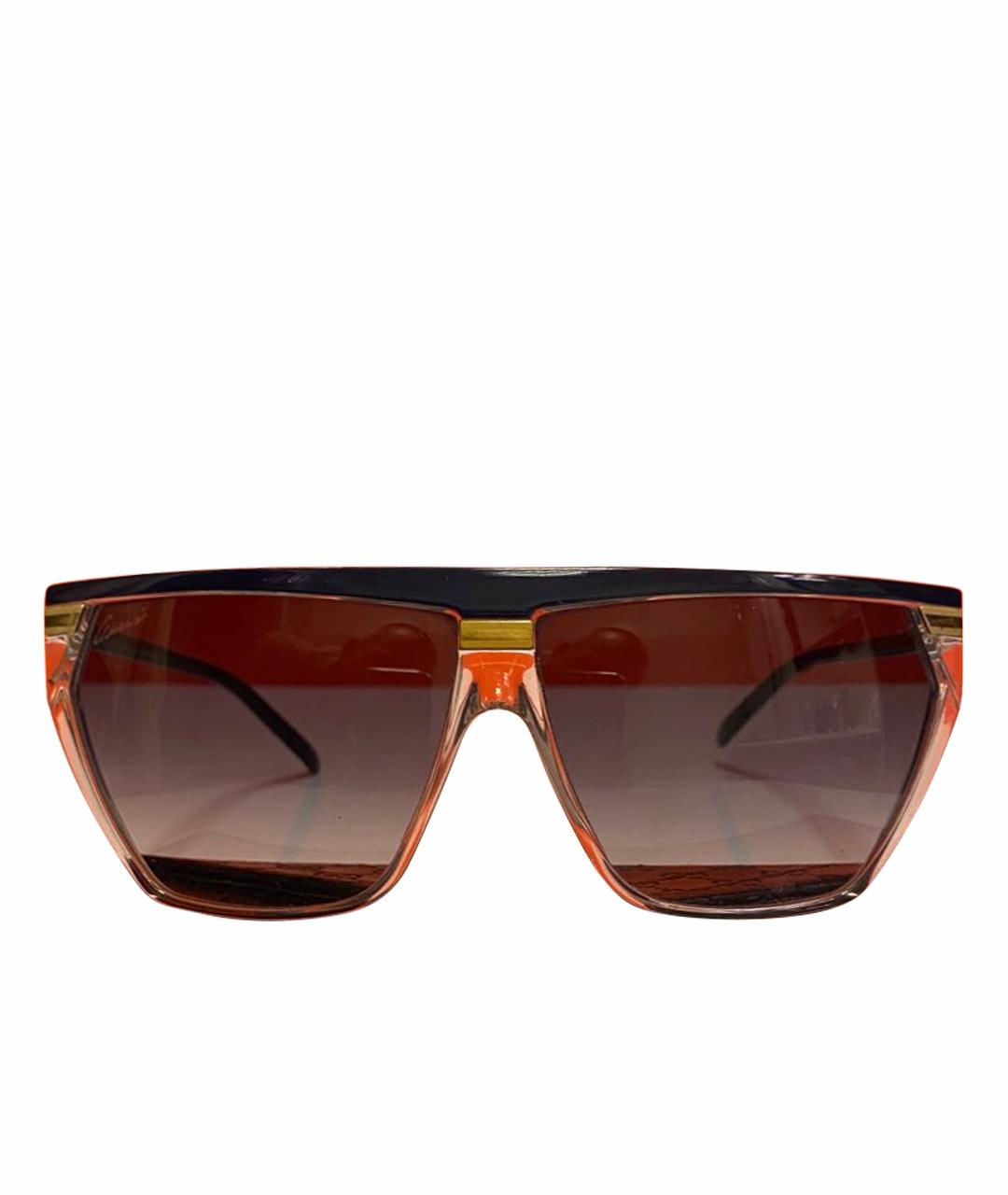 GUCCI Темно-синие пластиковые солнцезащитные очки, фото 1