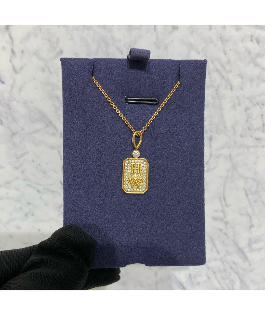 Harry Winston Золотая подвеска из желтого золота, фото 2