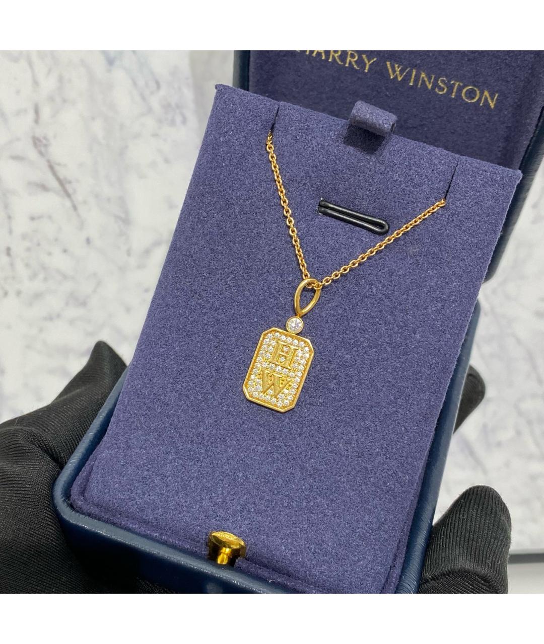 Harry Winston Золотая подвеска из желтого золота, фото 4