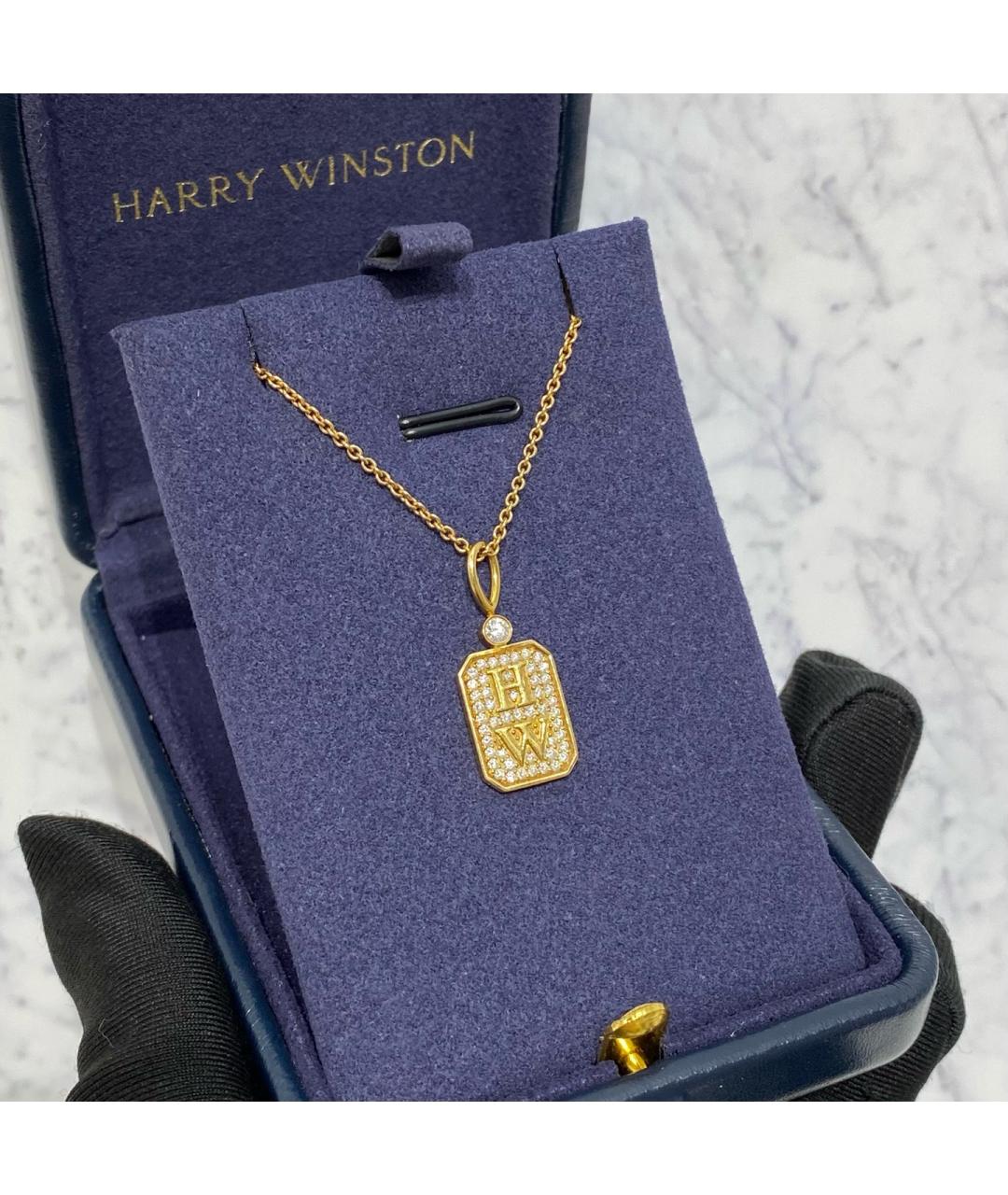 Harry Winston Золотая подвеска из желтого золота, фото 3