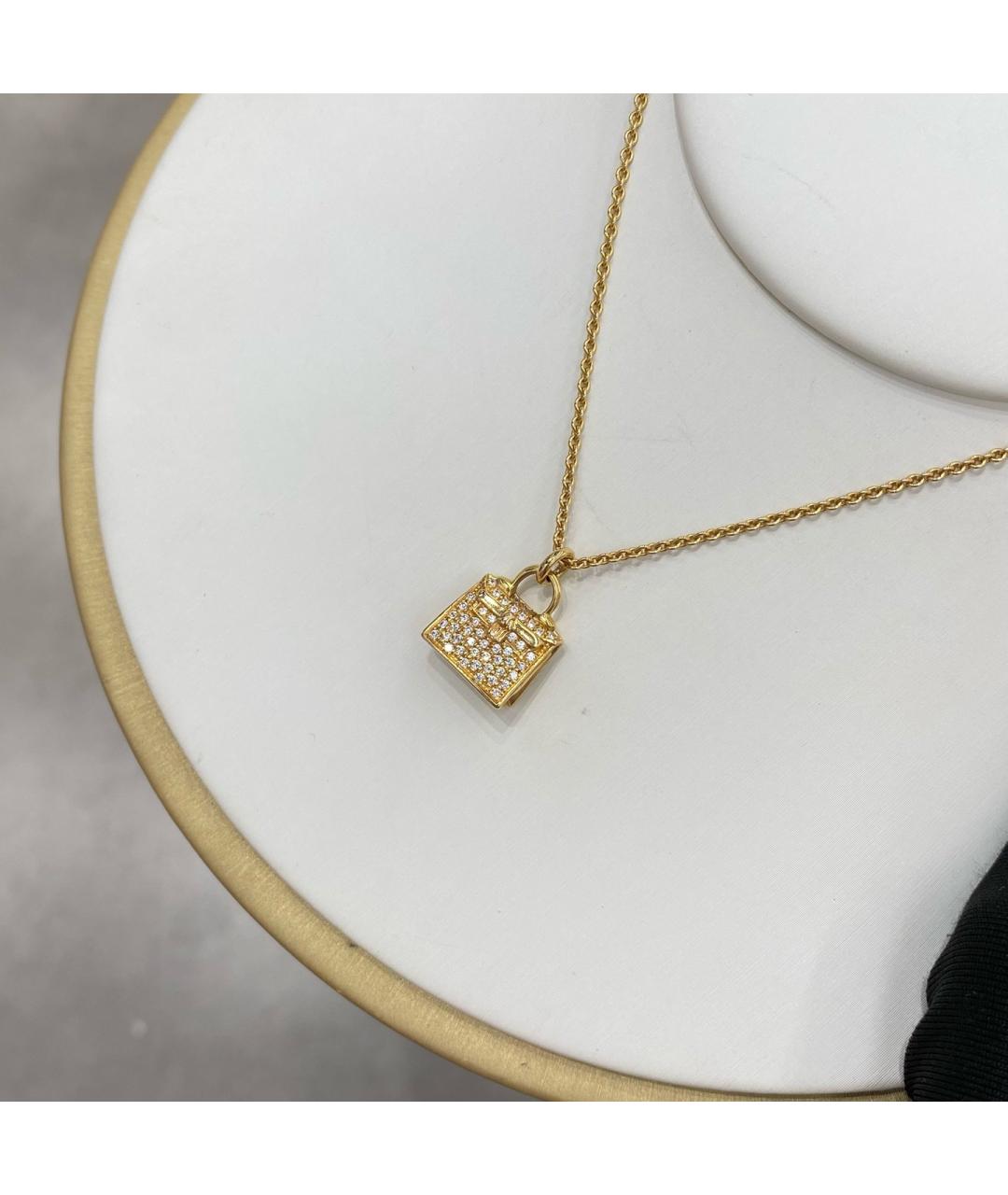 HERMES Золотое колье из розового золота, фото 4