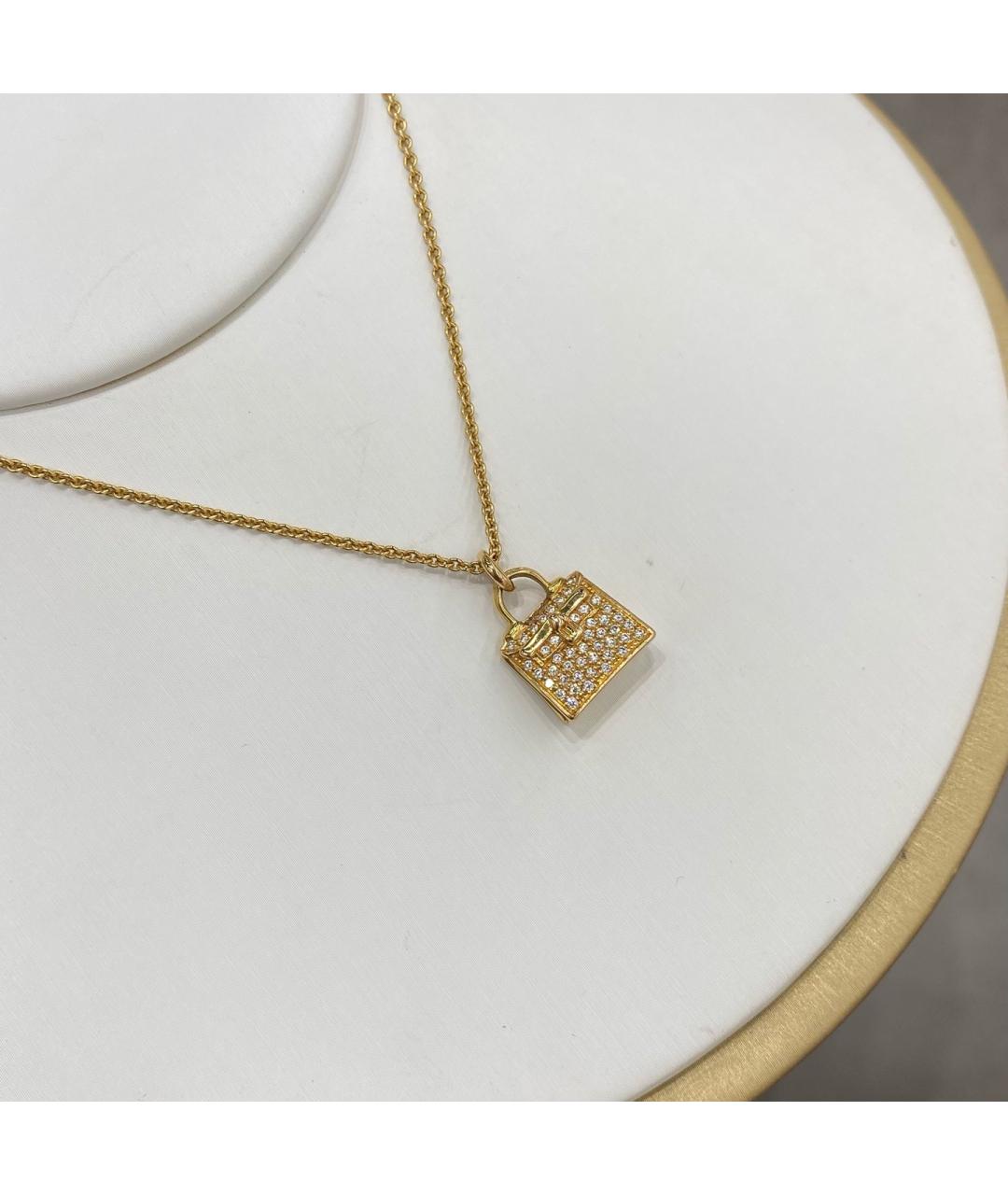 HERMES Золотое колье из розового золота, фото 3