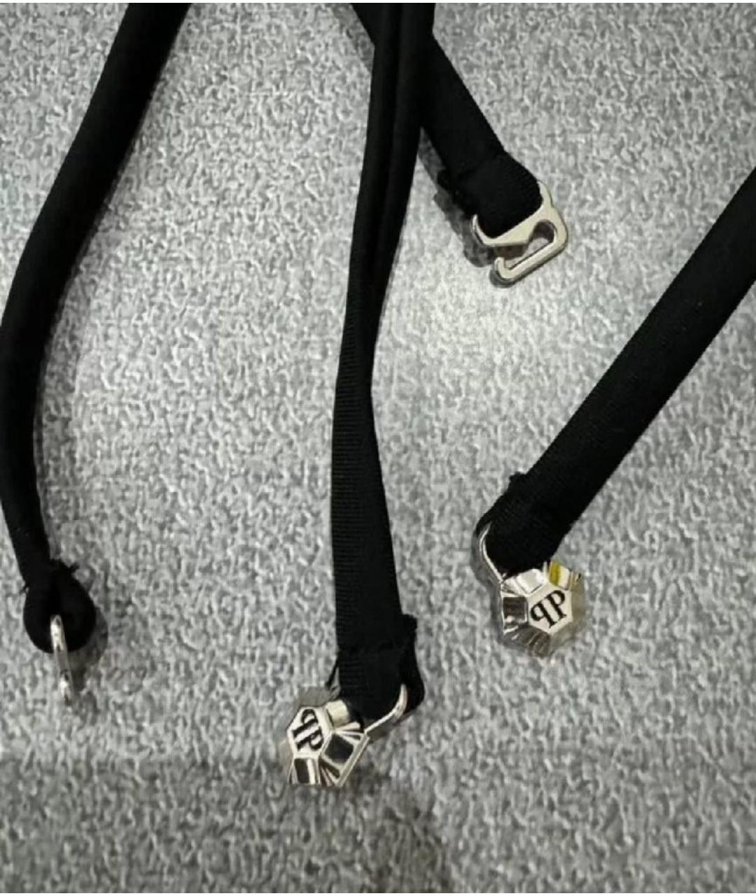 PHILIPP PLEIN Черный полиамидовый купальник, фото 6