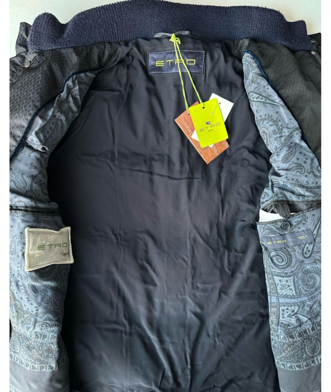 ETRO Темно-синий пуховик, фото 3