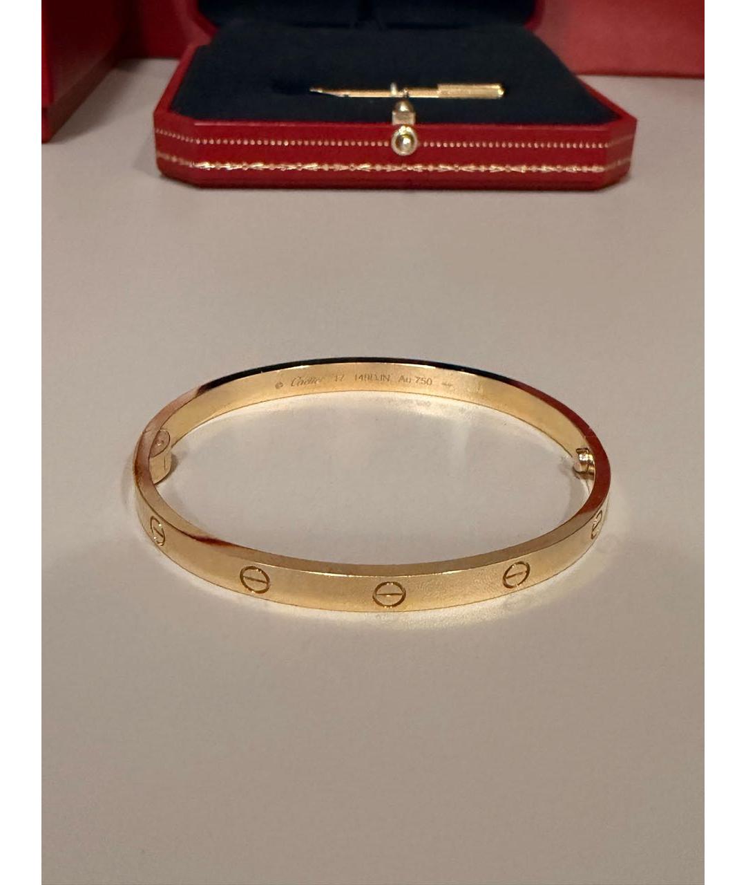 CARTIER Золотой браслет из желтого золота, фото 4