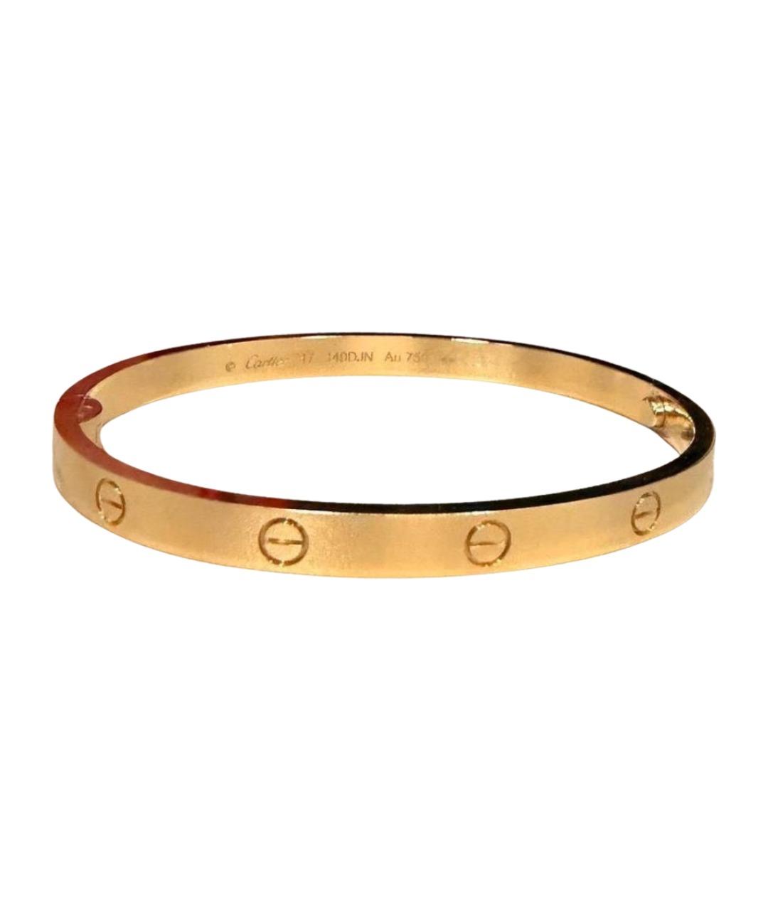 CARTIER Золотой браслет из желтого золота, фото 1