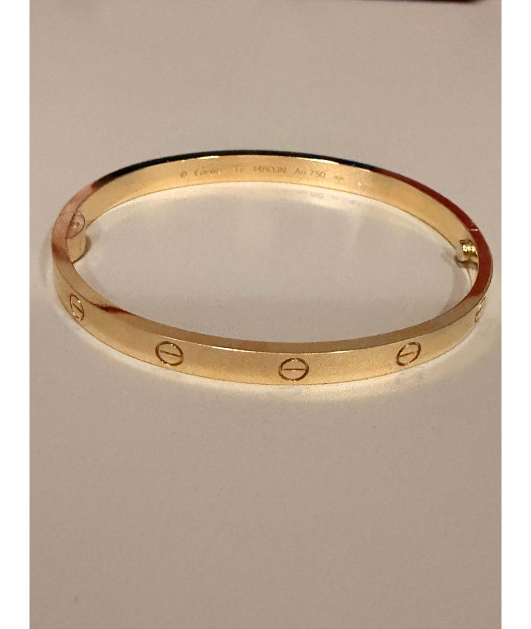 CARTIER Золотой браслет из желтого золота, фото 7