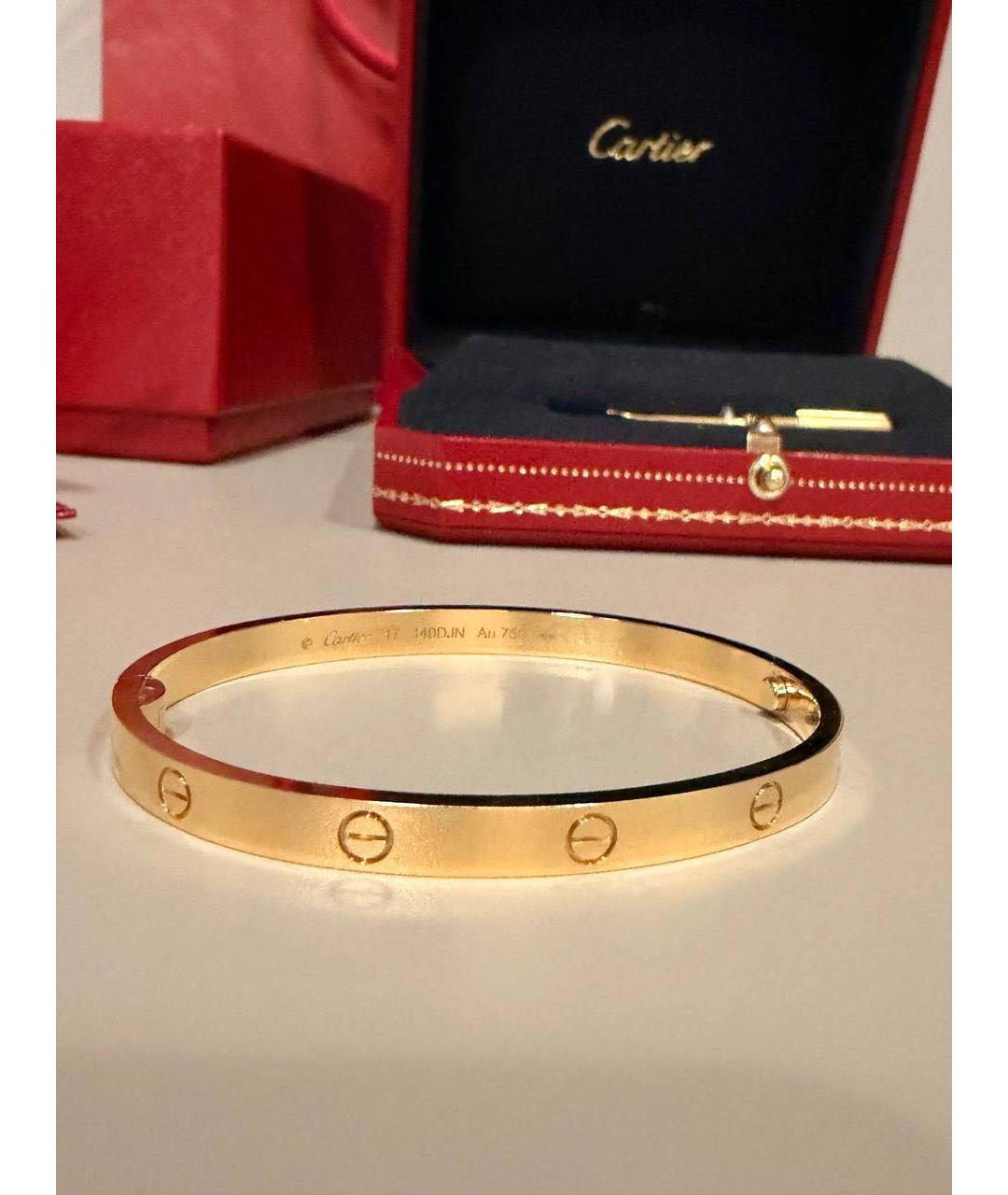CARTIER Золотой браслет из желтого золота, фото 9