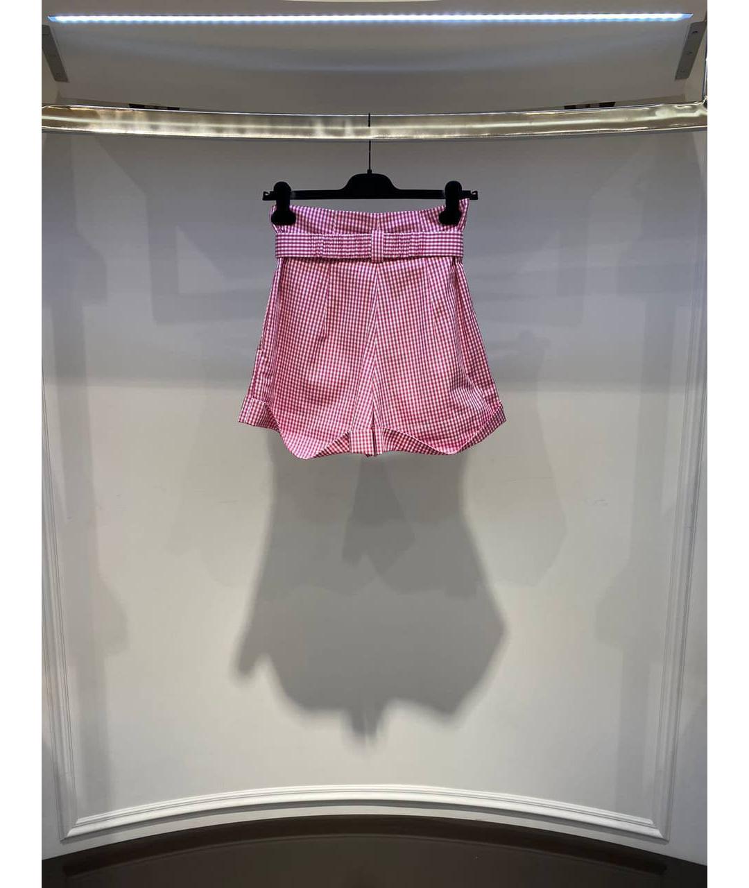 NO. 21 Красные хлопковые шорты, фото 3