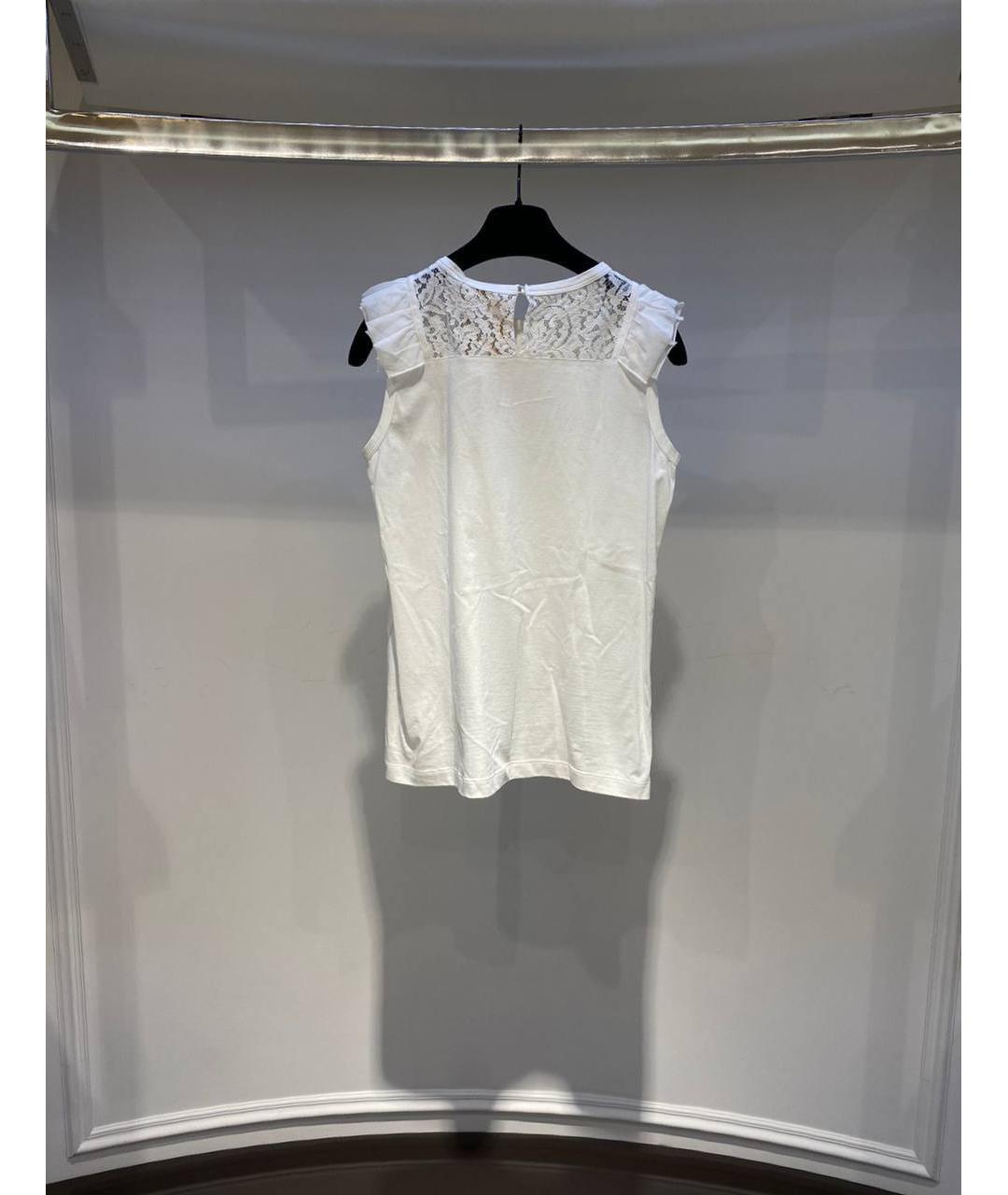 NO. 21 Белая хлопковая блузы, фото 3