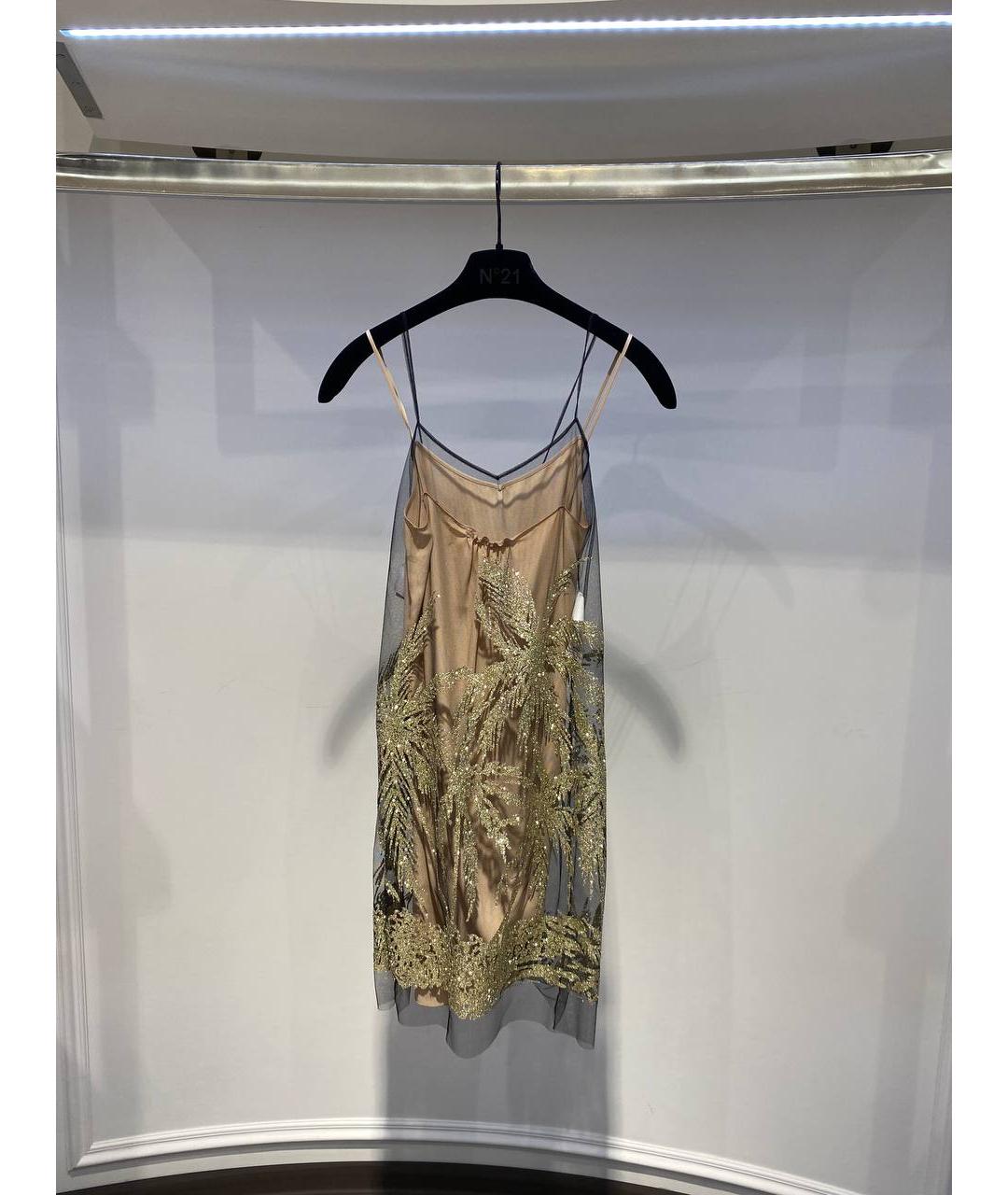 NO. 21 Мульти синтетическое коктейльное платье, фото 4