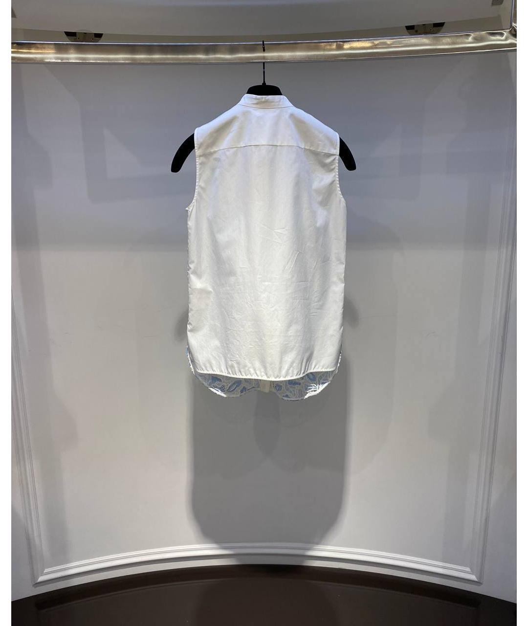 NO. 21 Голубая хлопковая блузы, фото 3