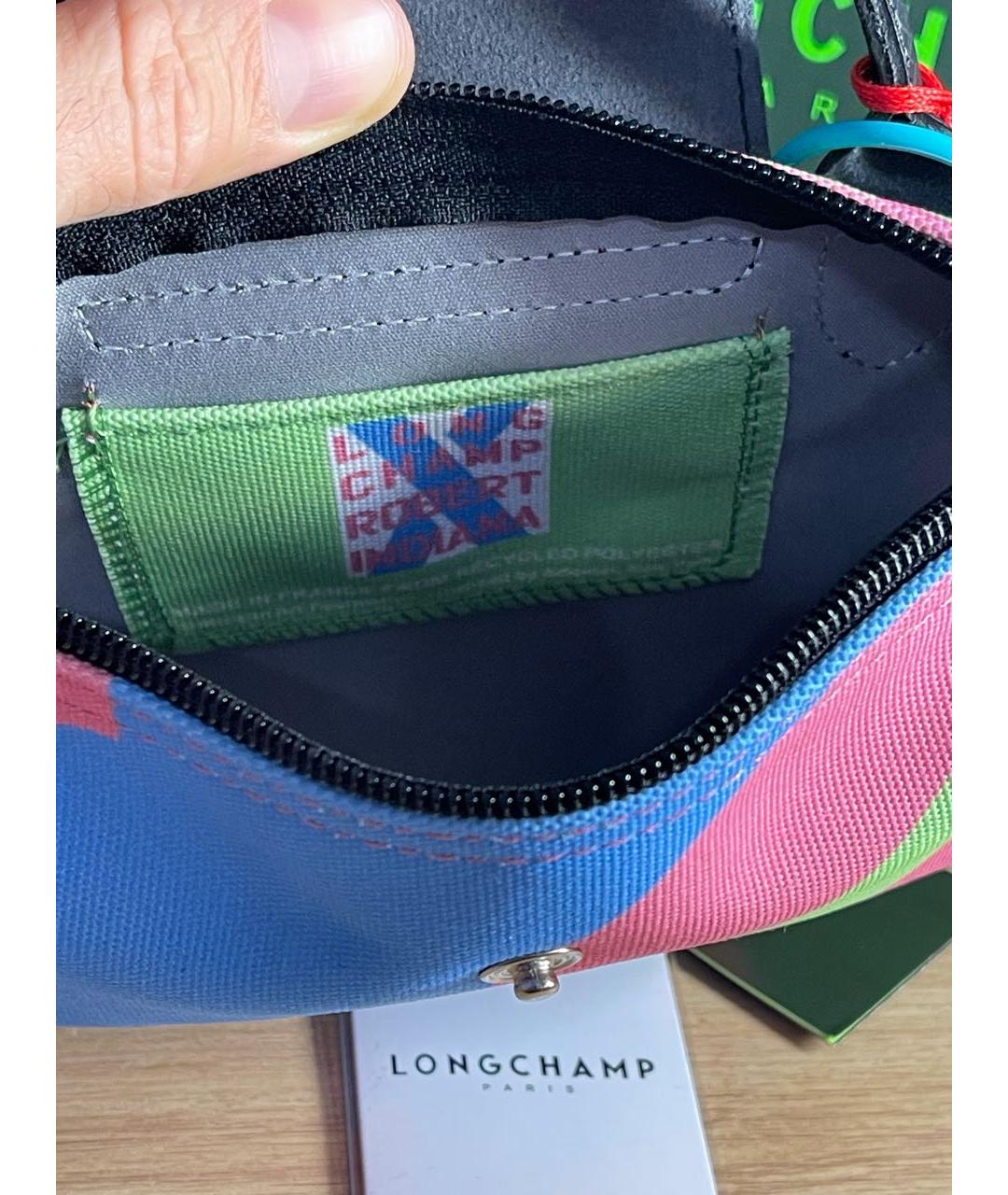 LONGCHAMP Мульти кожаная сумка с короткими ручками, фото 7