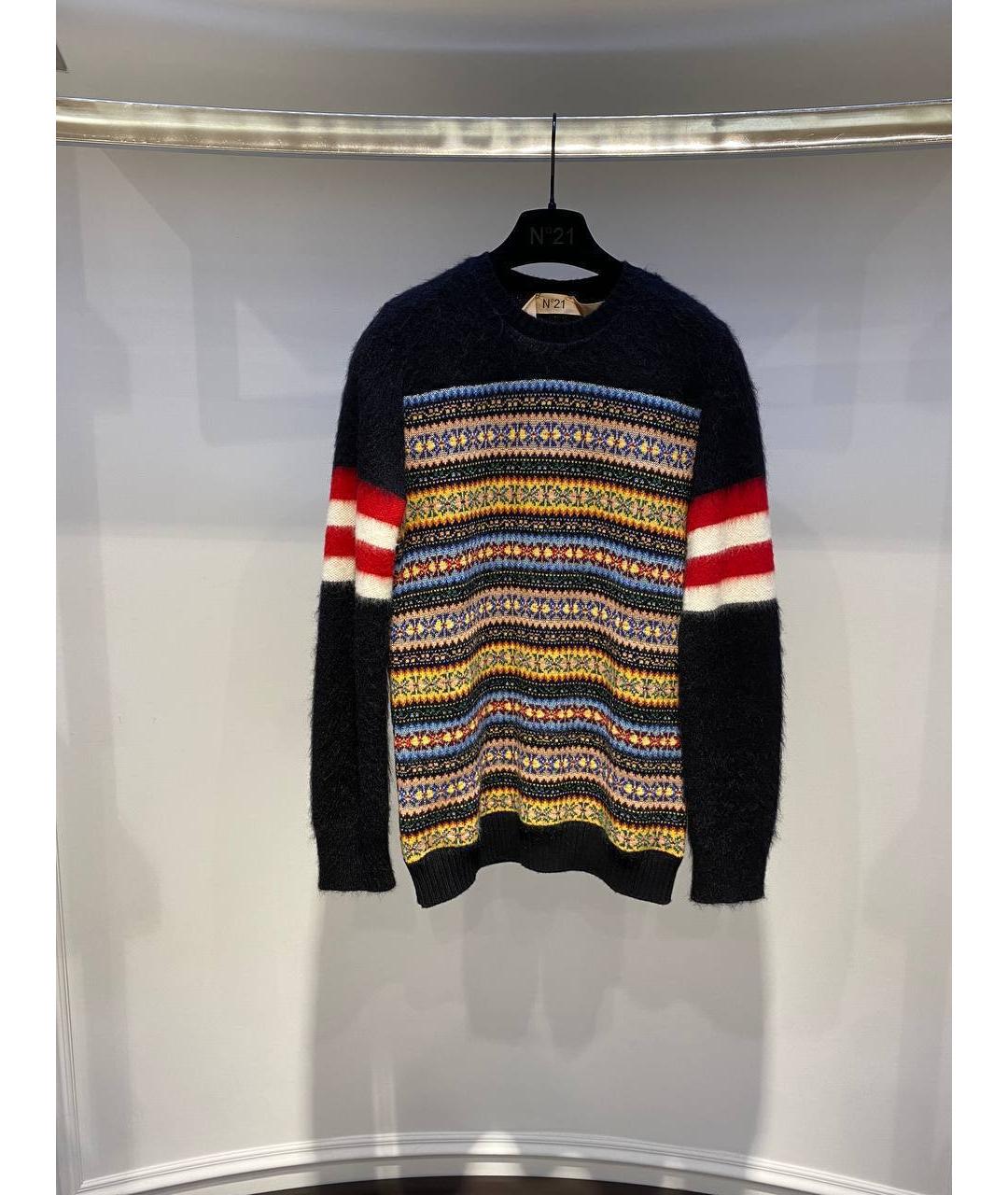 NO. 21 Мульти шерстяной джемпер / свитер, фото 4