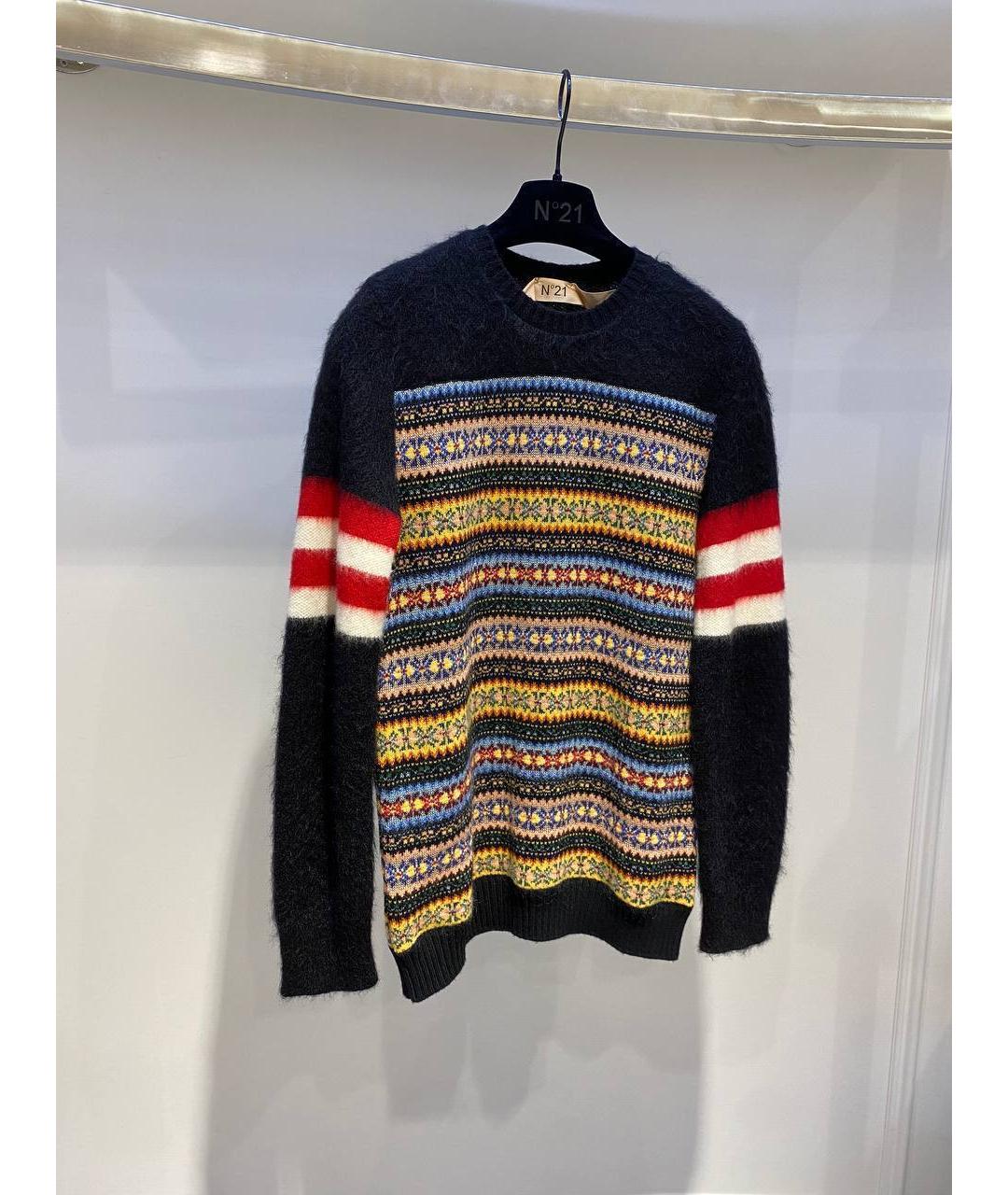 NO. 21 Мульти шерстяной джемпер / свитер, фото 2