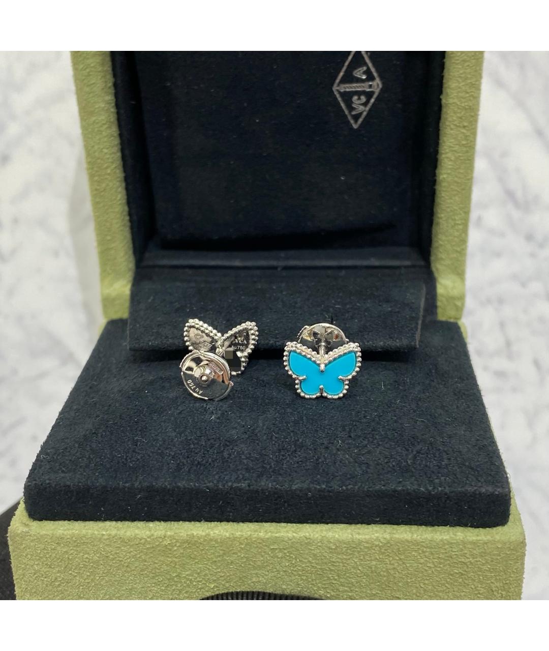 VAN CLEEF & ARPELS Серебряные серьги из белого золота, фото 5