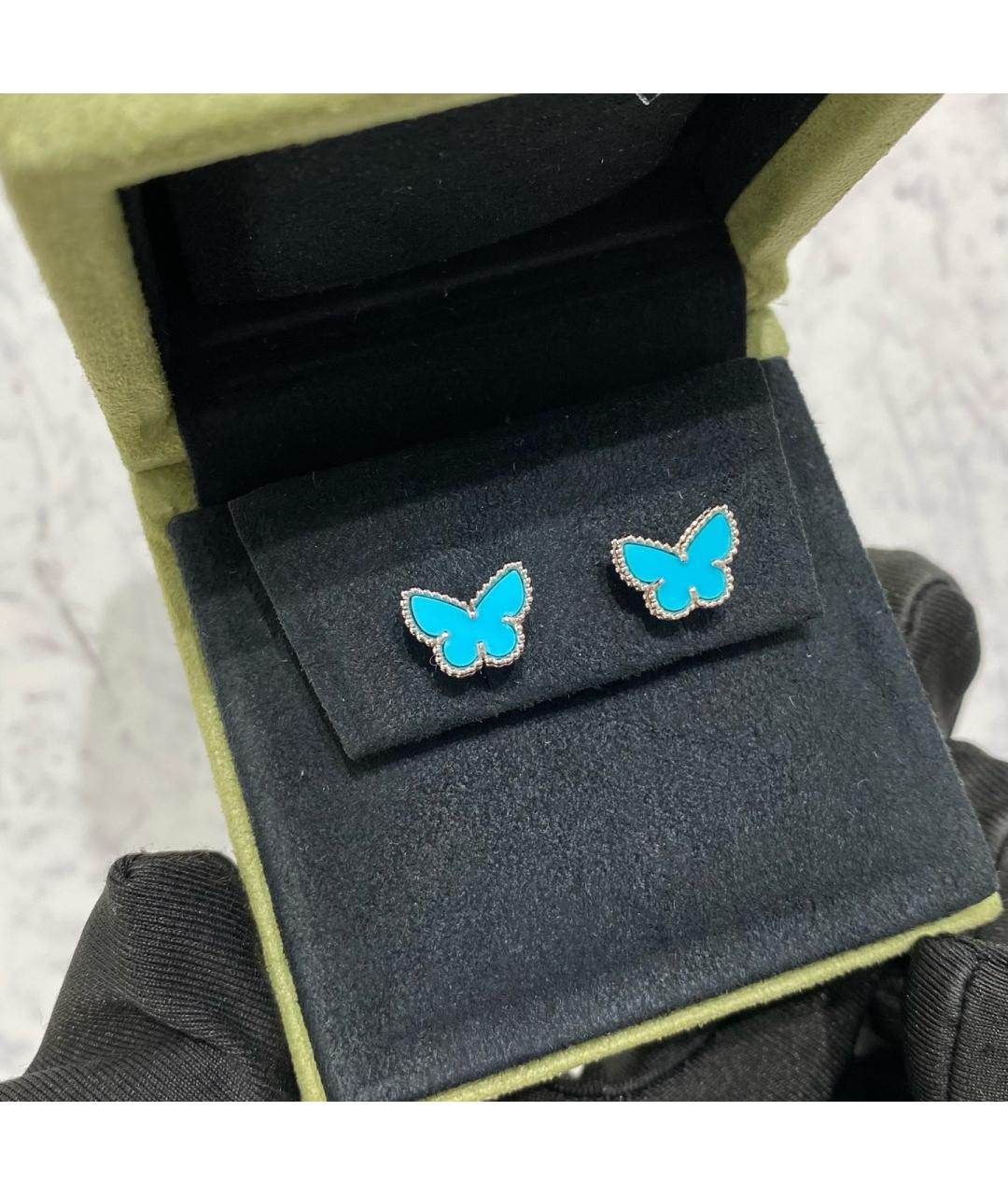 VAN CLEEF & ARPELS Серебряные серьги из белого золота, фото 4