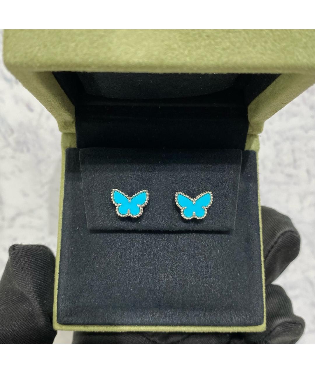 VAN CLEEF & ARPELS Серебряные серьги из белого золота, фото 2