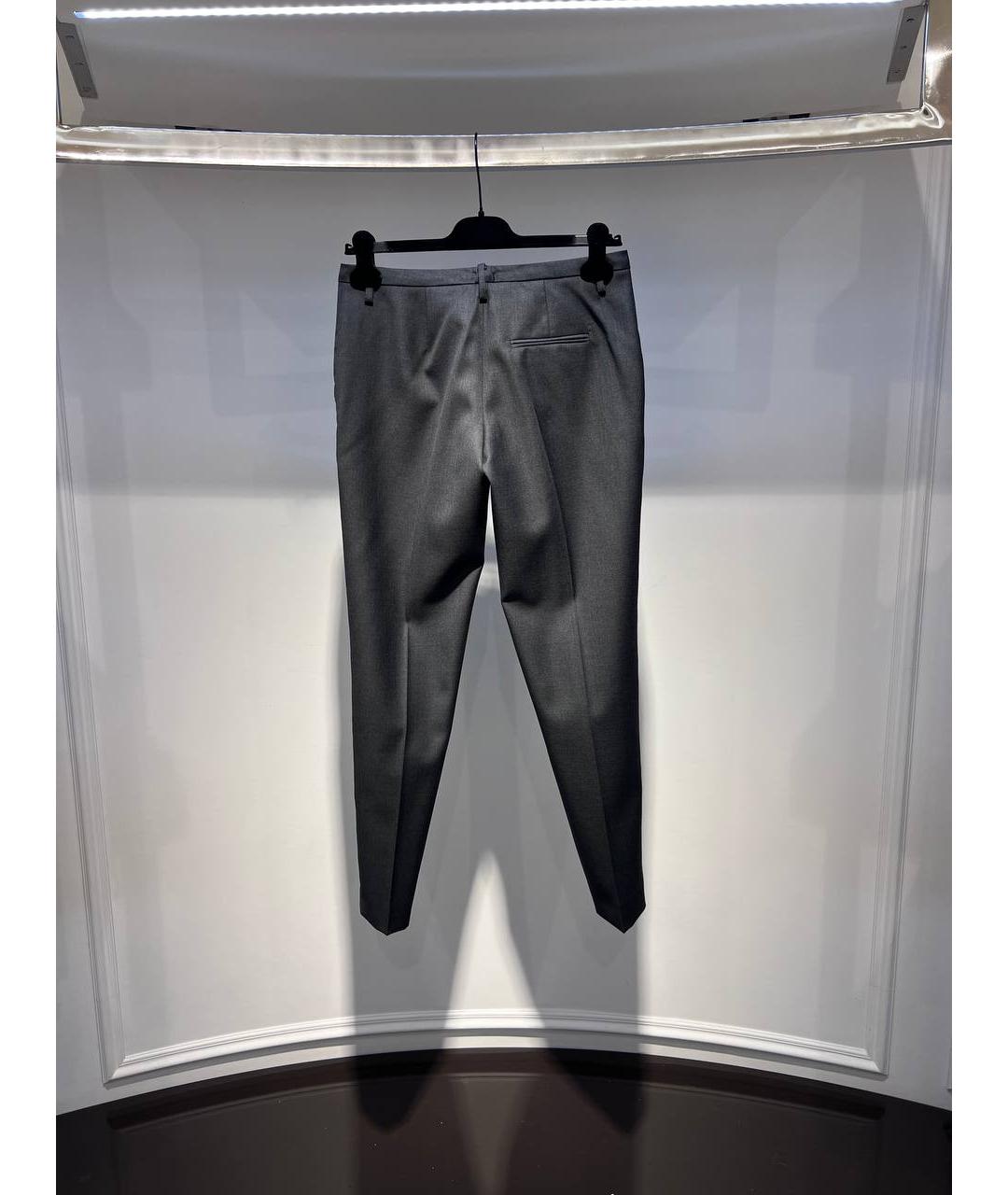 NO. 21 Антрацитовые прямые брюки, фото 4