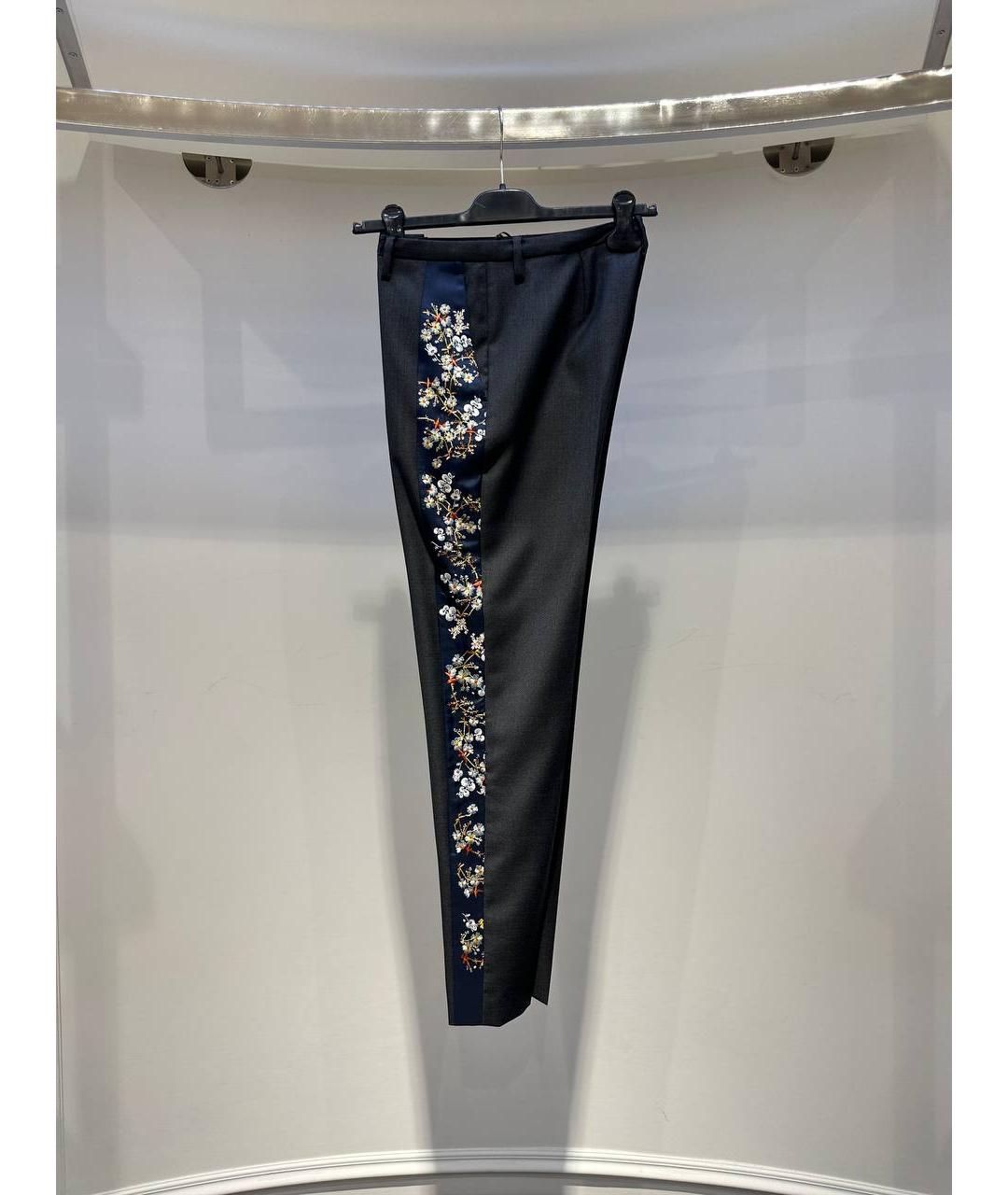 NO. 21 Антрацитовые прямые брюки, фото 2