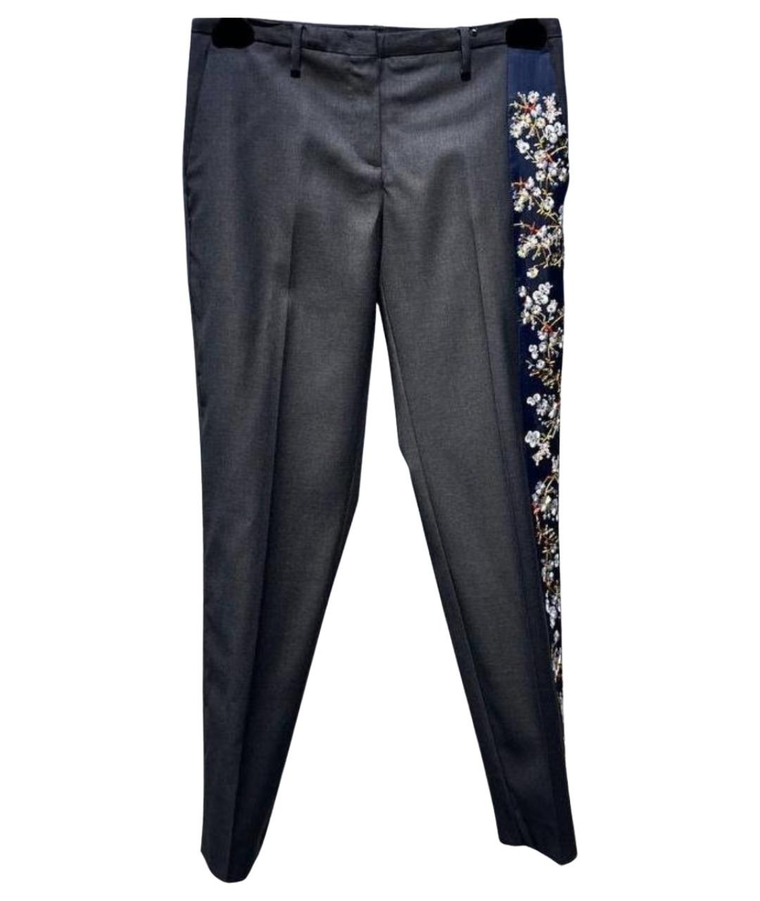 NO. 21 Антрацитовые прямые брюки, фото 1